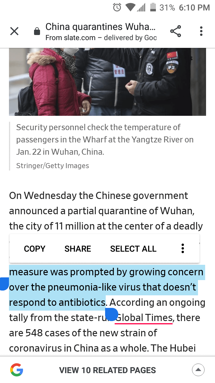 "Deadly virus that won't respond to antibiotics." No sh*t