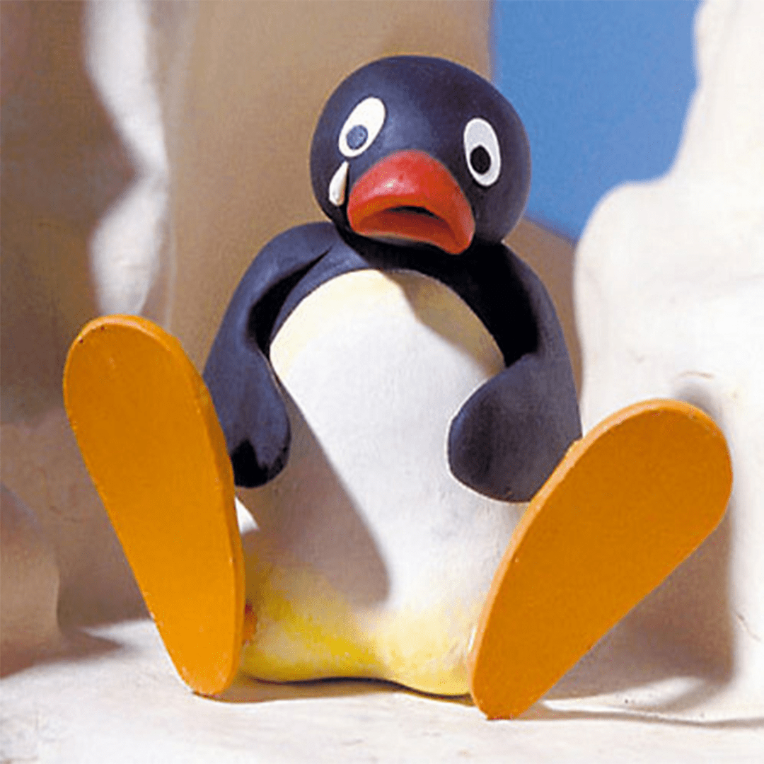 Pingu Påslakan When I watched the show as a kid, whenever Pingu cried it used to make
