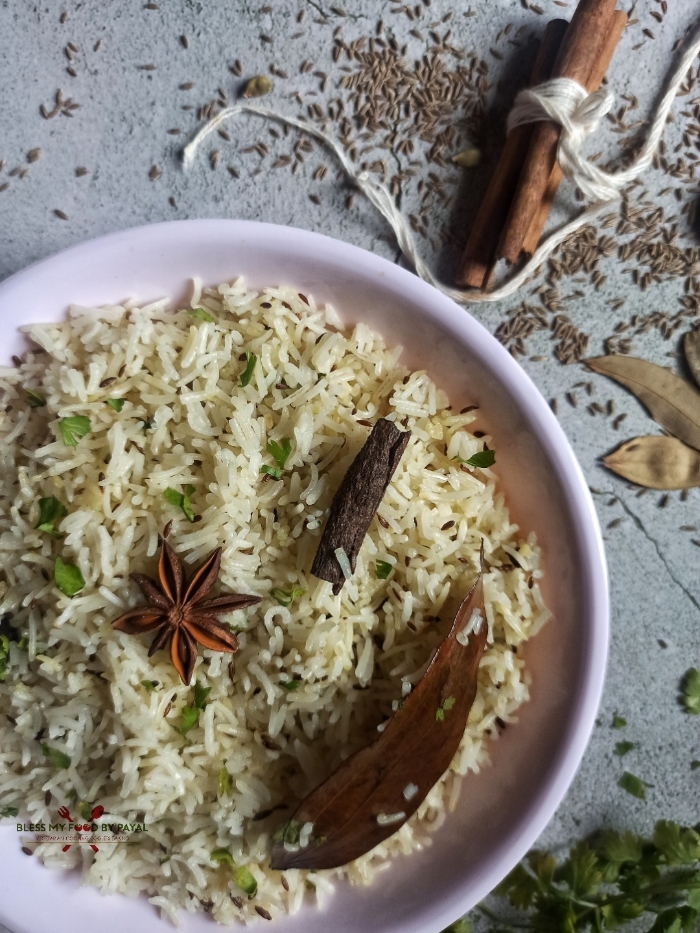 JEERA RICE a simple, easy and yummy Indian Rice dish flavoured with