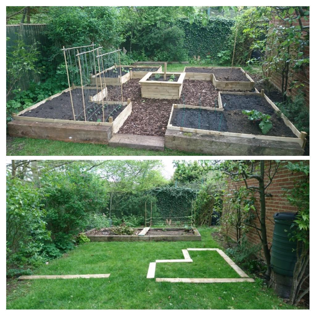 Raised beds completed! My first real garden project. r/GardeningUK