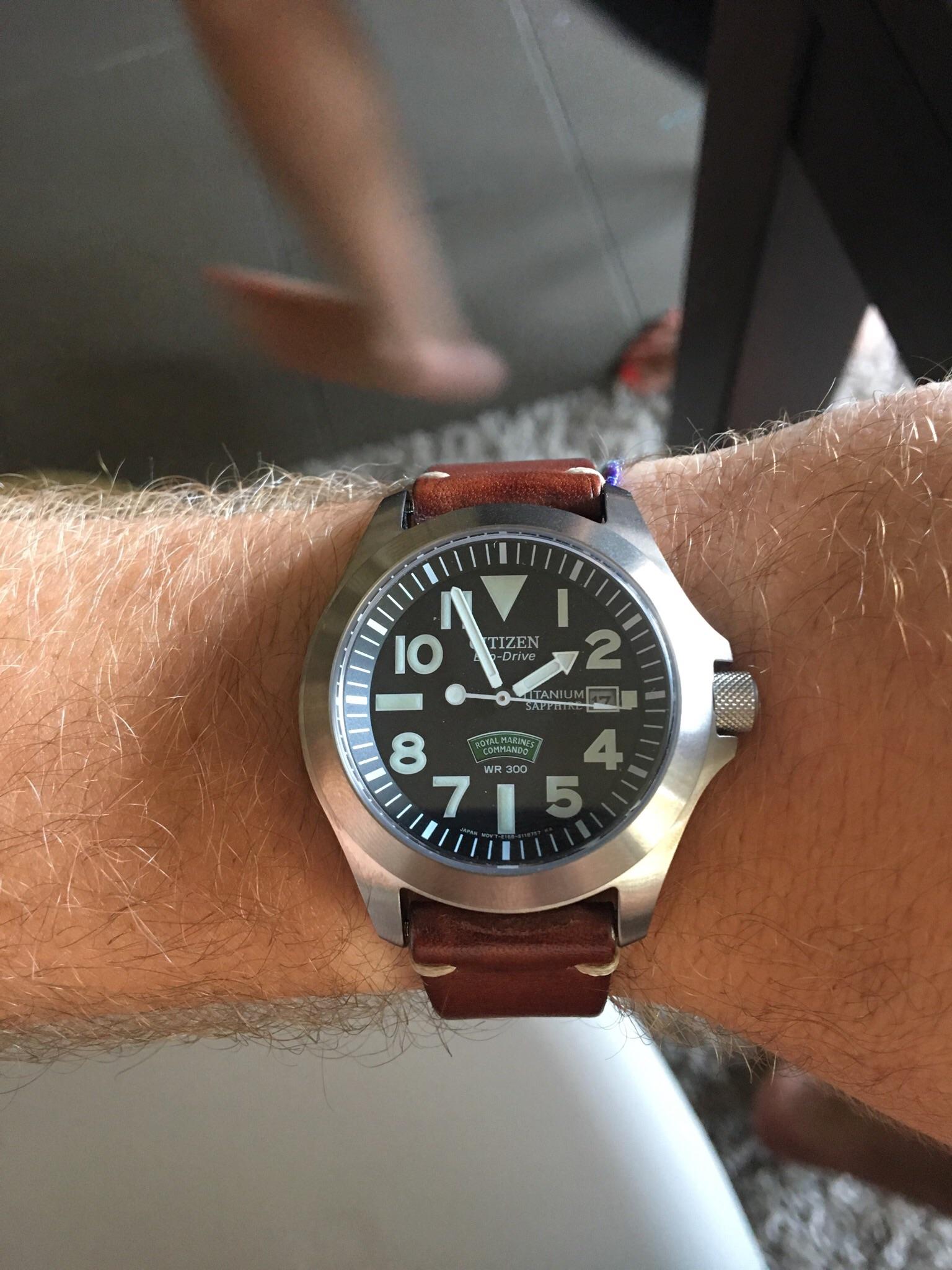 New addition Citizen Royal Marines Commando r/Watches