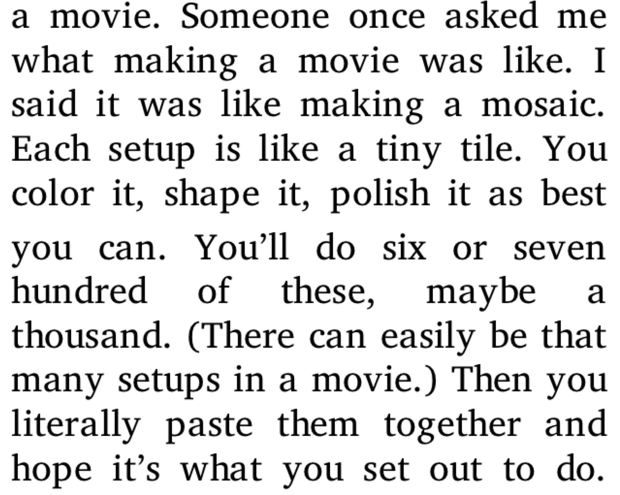 Some top notch advice for filmmakers r/Filmmakers