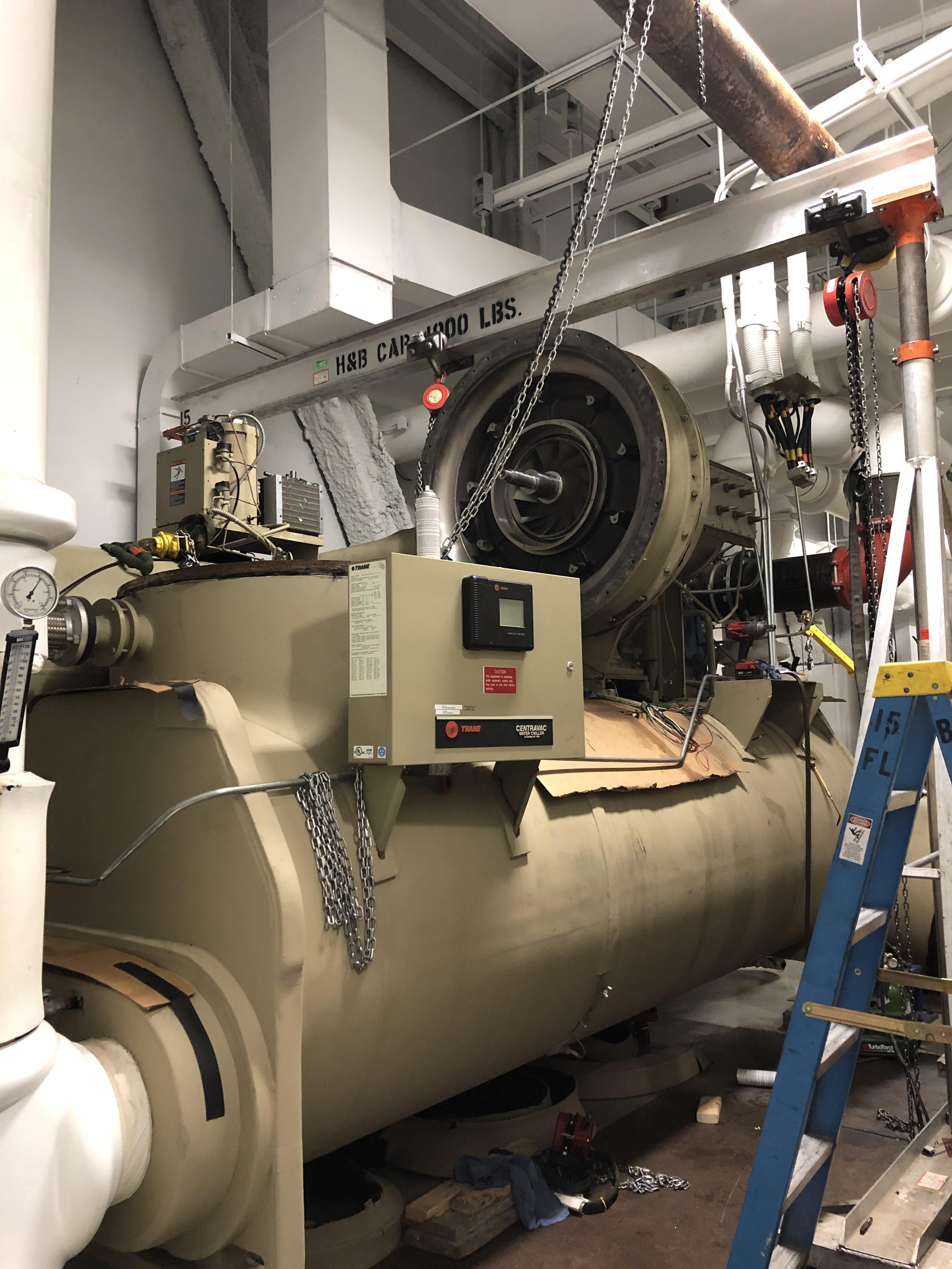 1100 ton Trane CentraVac chiller rebuild : r/HVAC