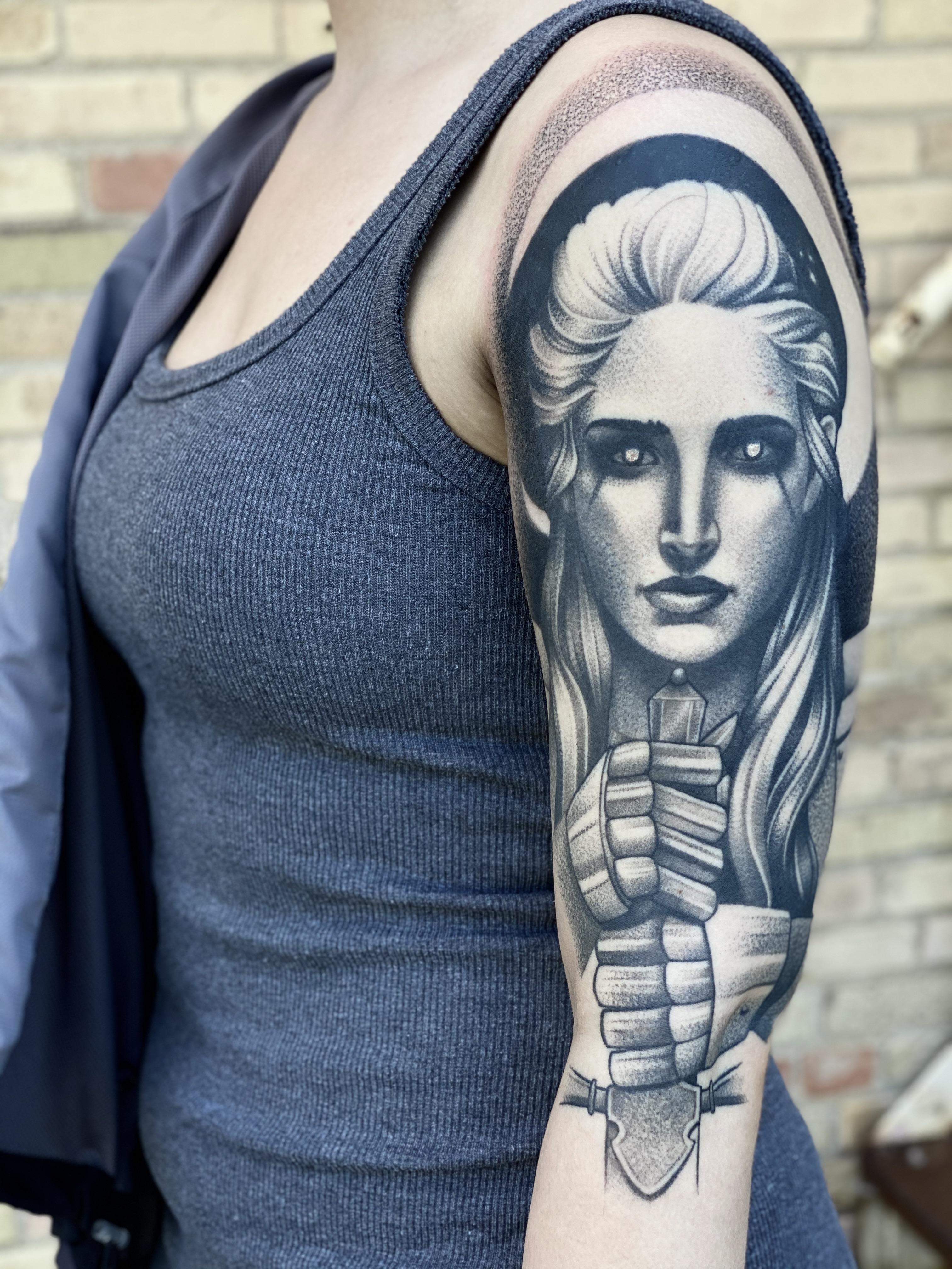 95 healed with a few touch ups done by Max LaCroix from Empire Inks