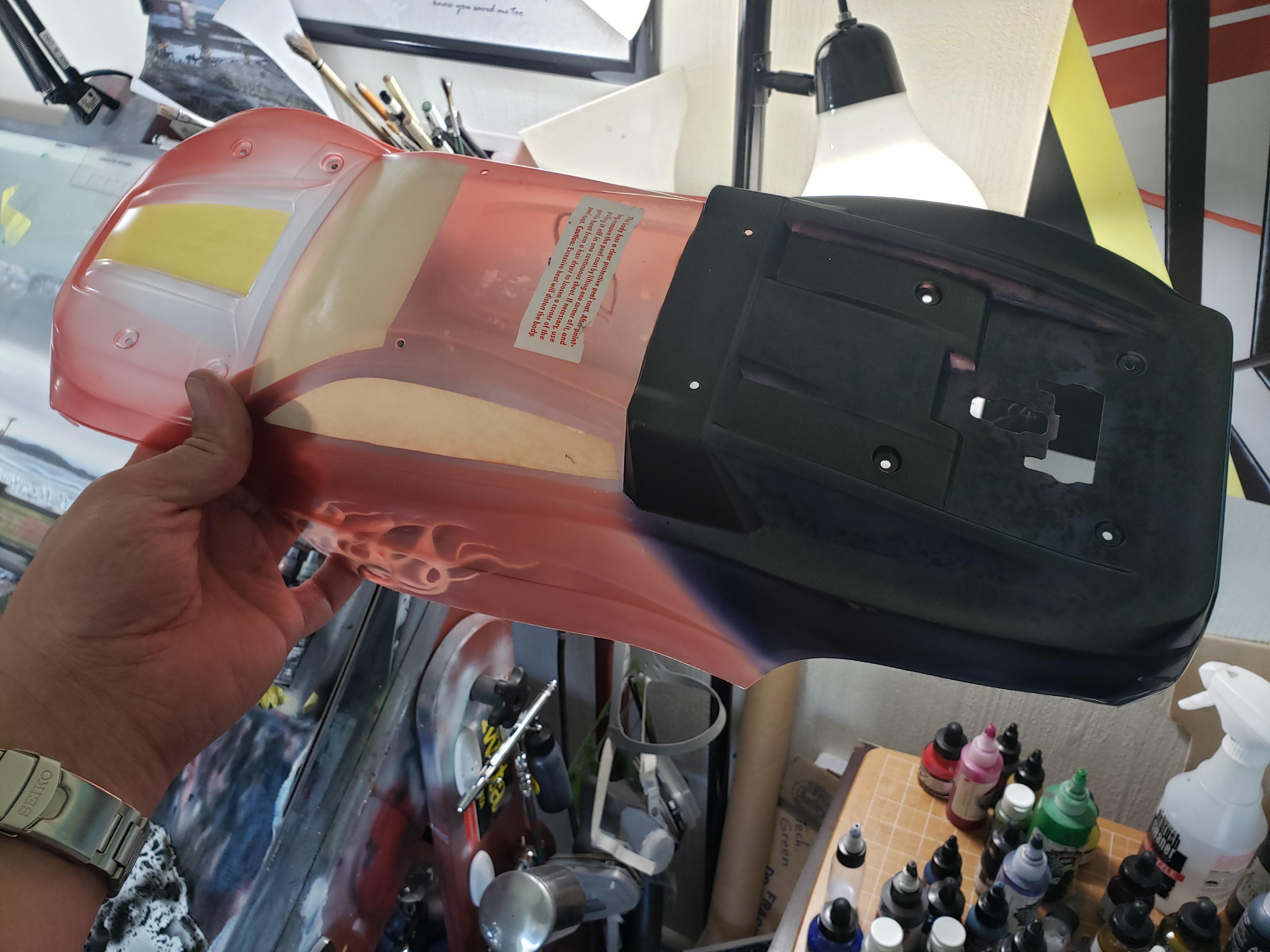 First time painting an RC body in 20+ years r/airbrush