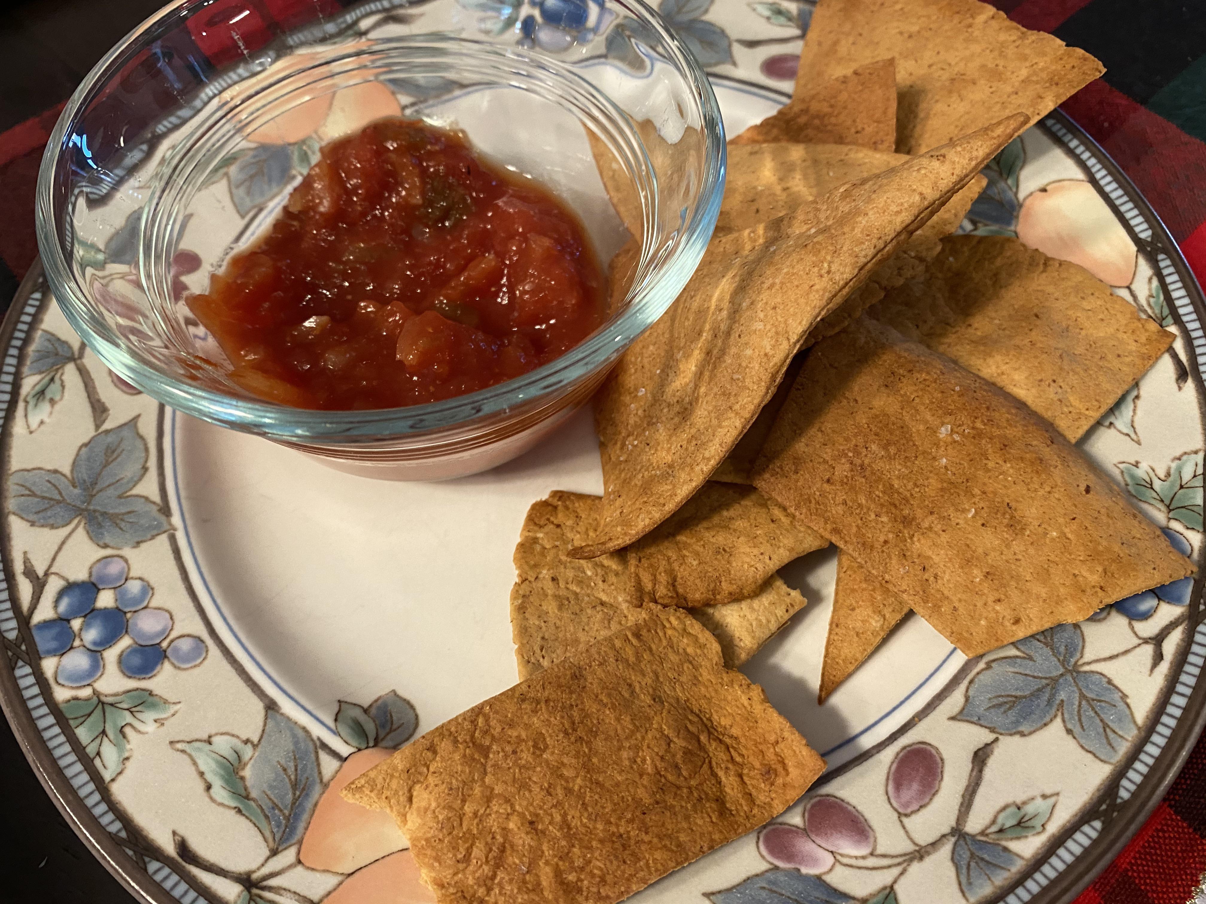 Air Fryer Chips and Salsa r/Noom