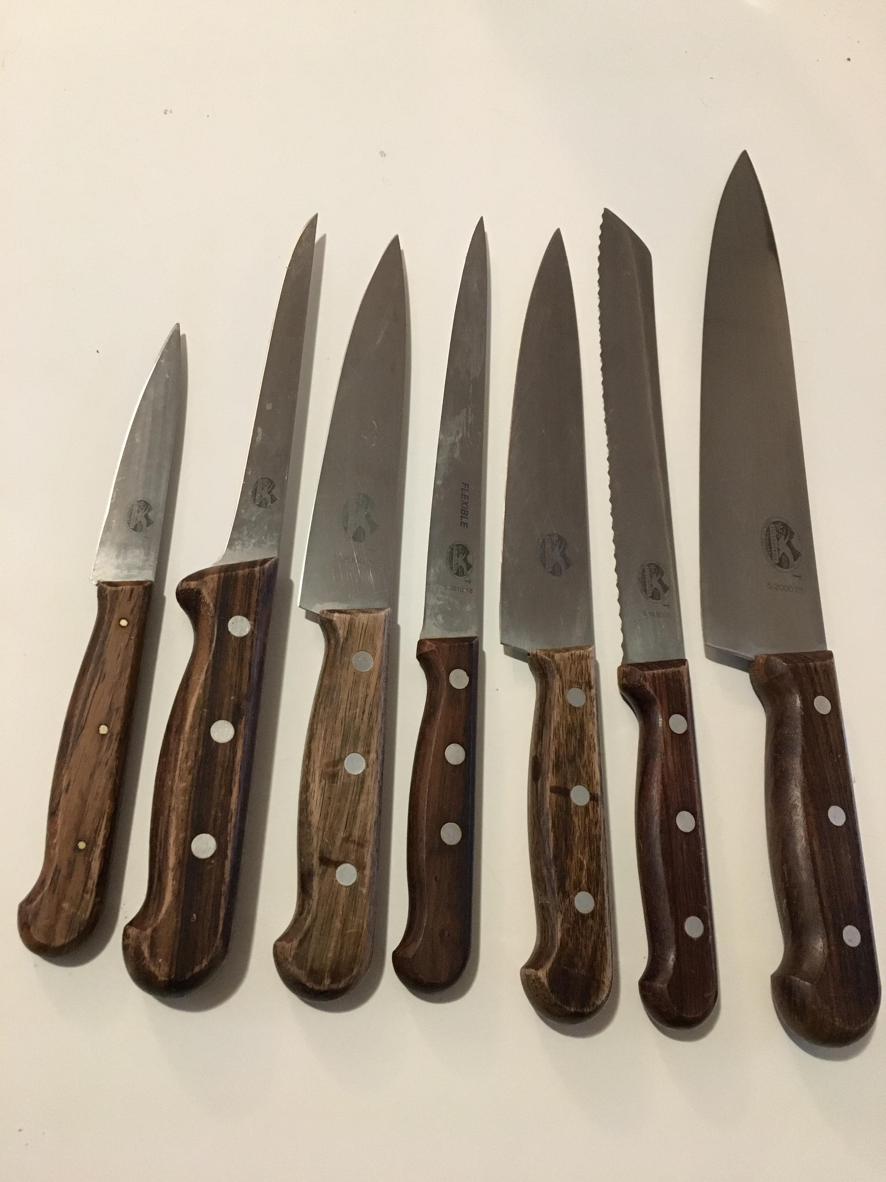 Just got all these and a Zwilling knife block for 120! r/chefknives