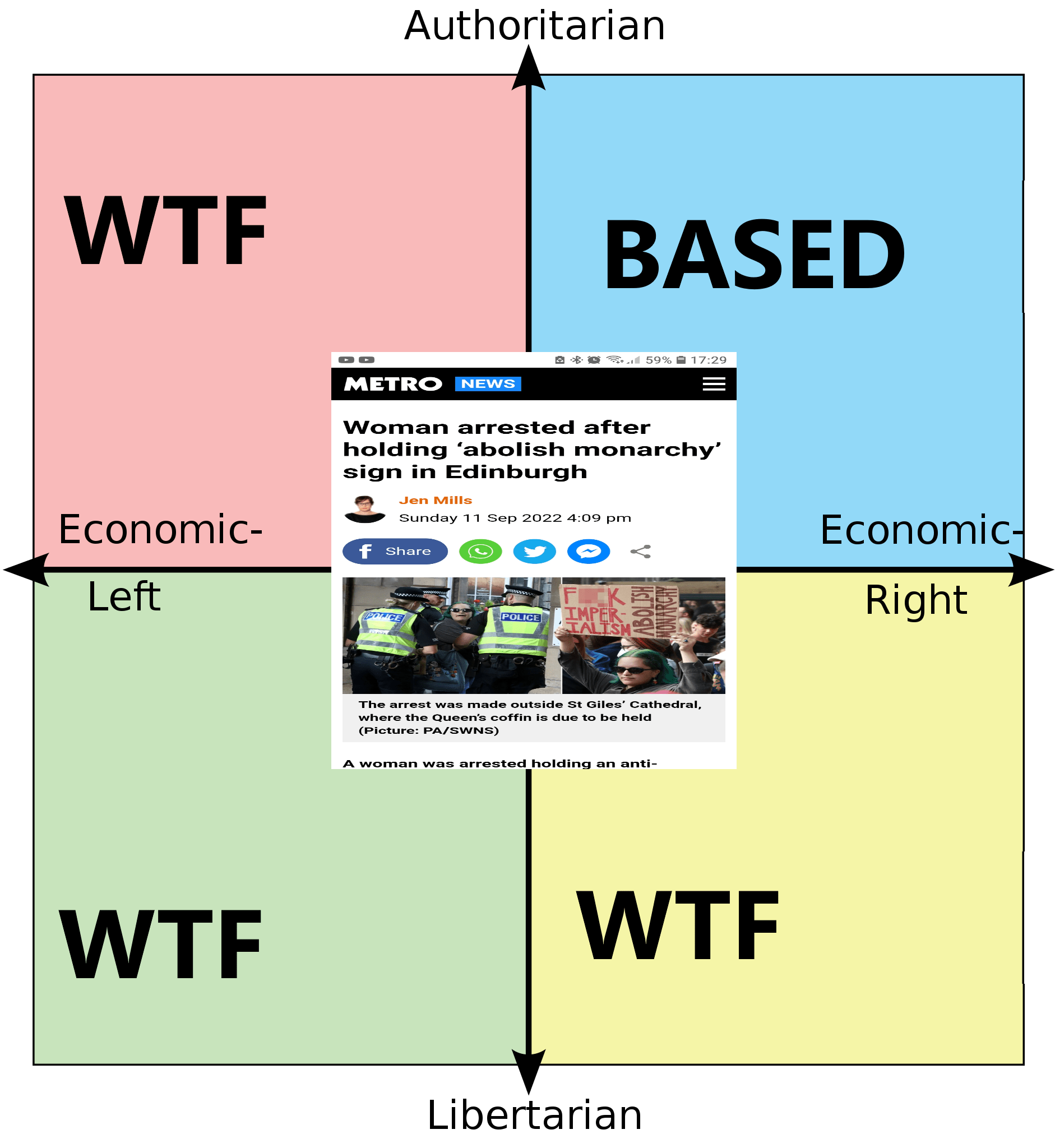 "The monarchy doesn't have any real power"