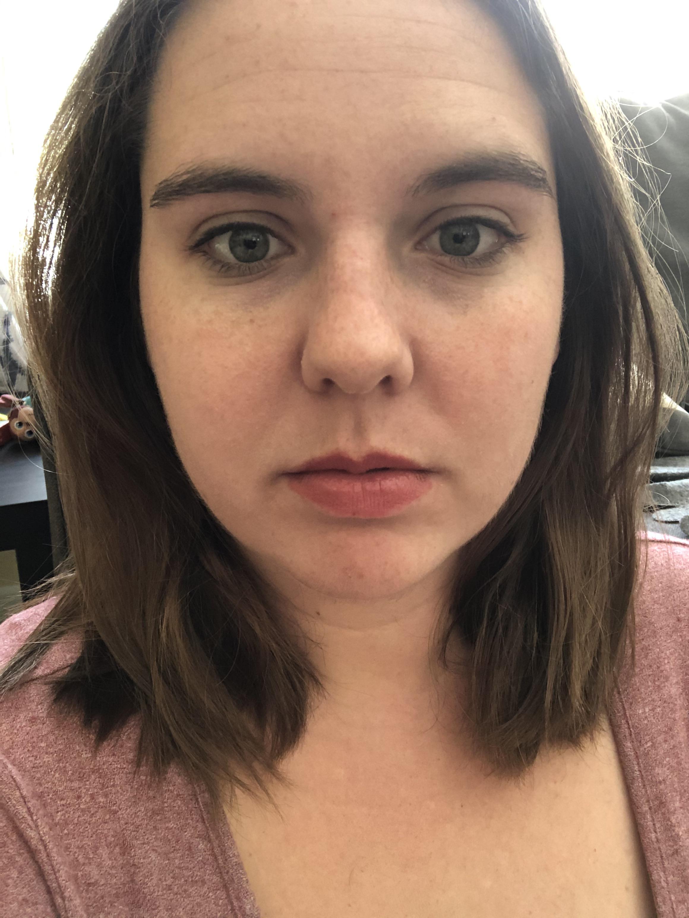 Trying to fix my brows, I plucked them a bit. I have no idea how to