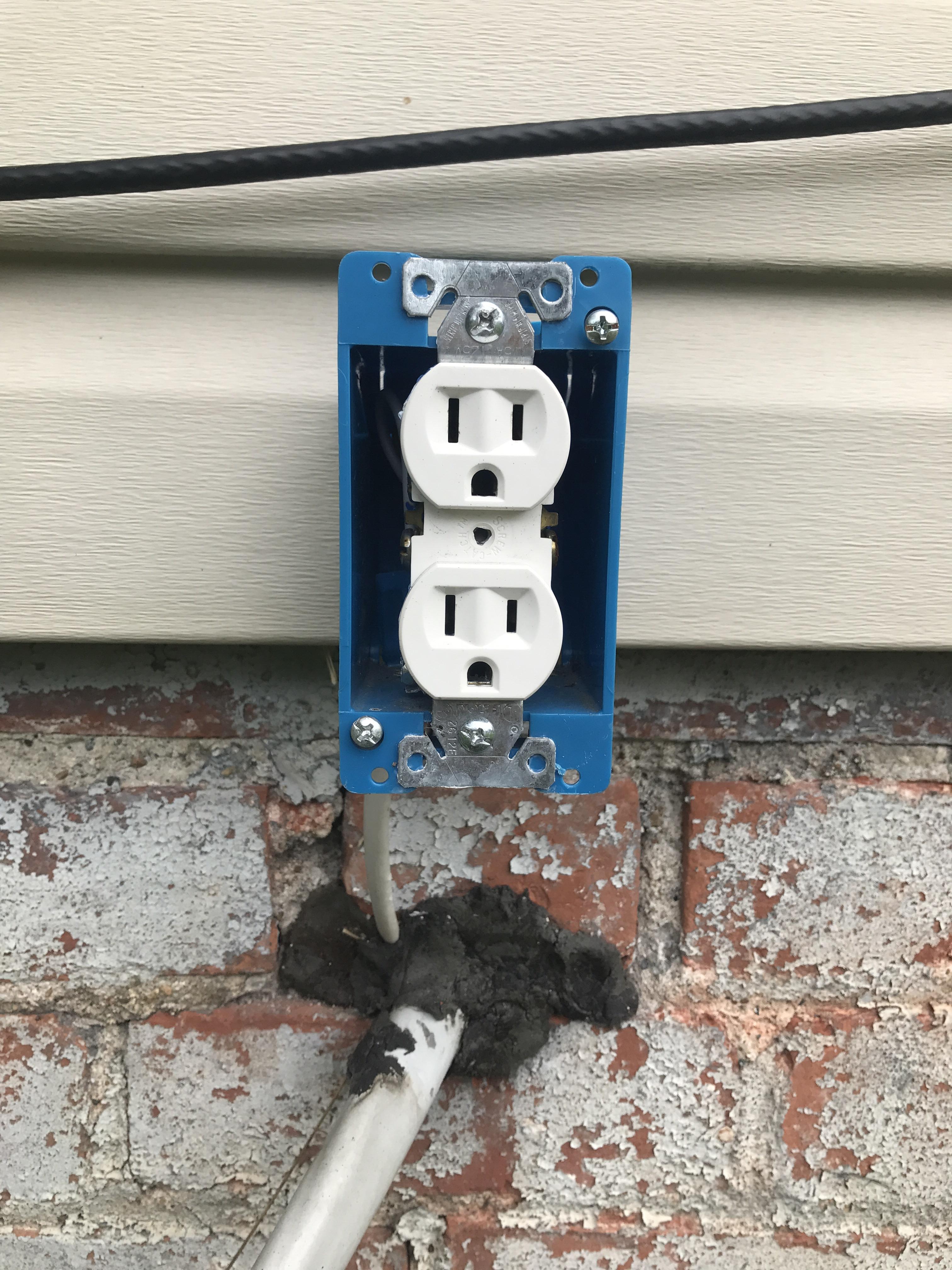 I love the new modern style with outdoor outlets. It's simple, yet