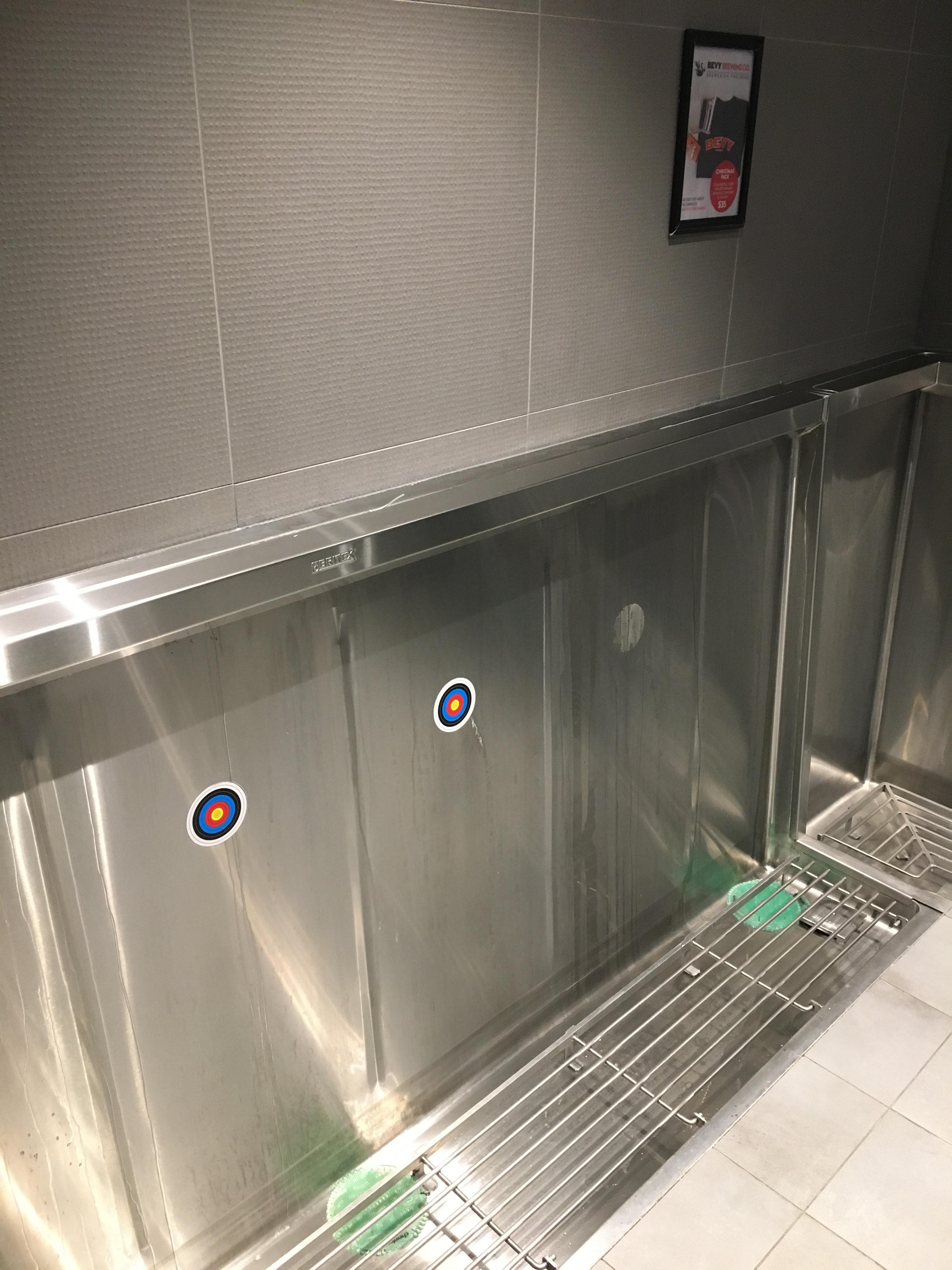 This Bar has Target Stickers in the Urinals. (Perth, AUS) r