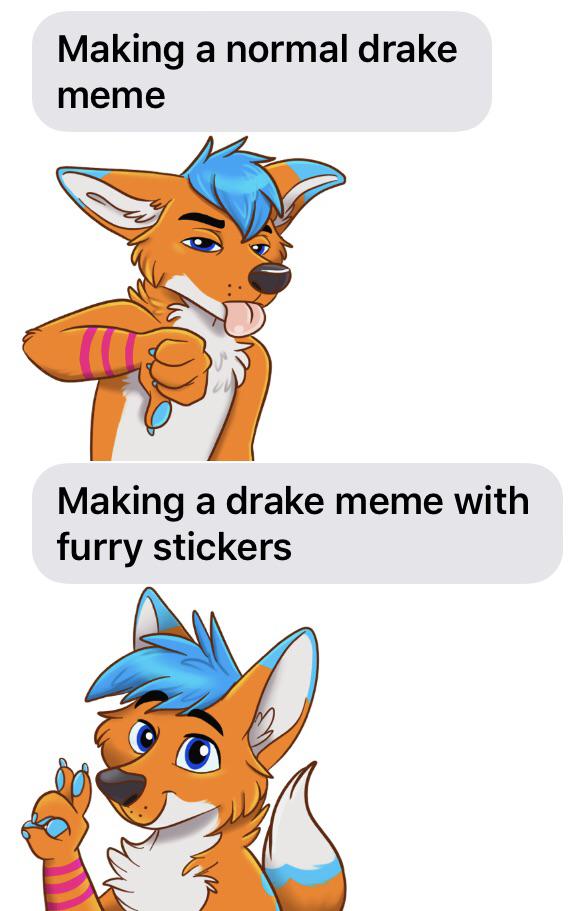 My friend is a furry and he sent me this r/memes