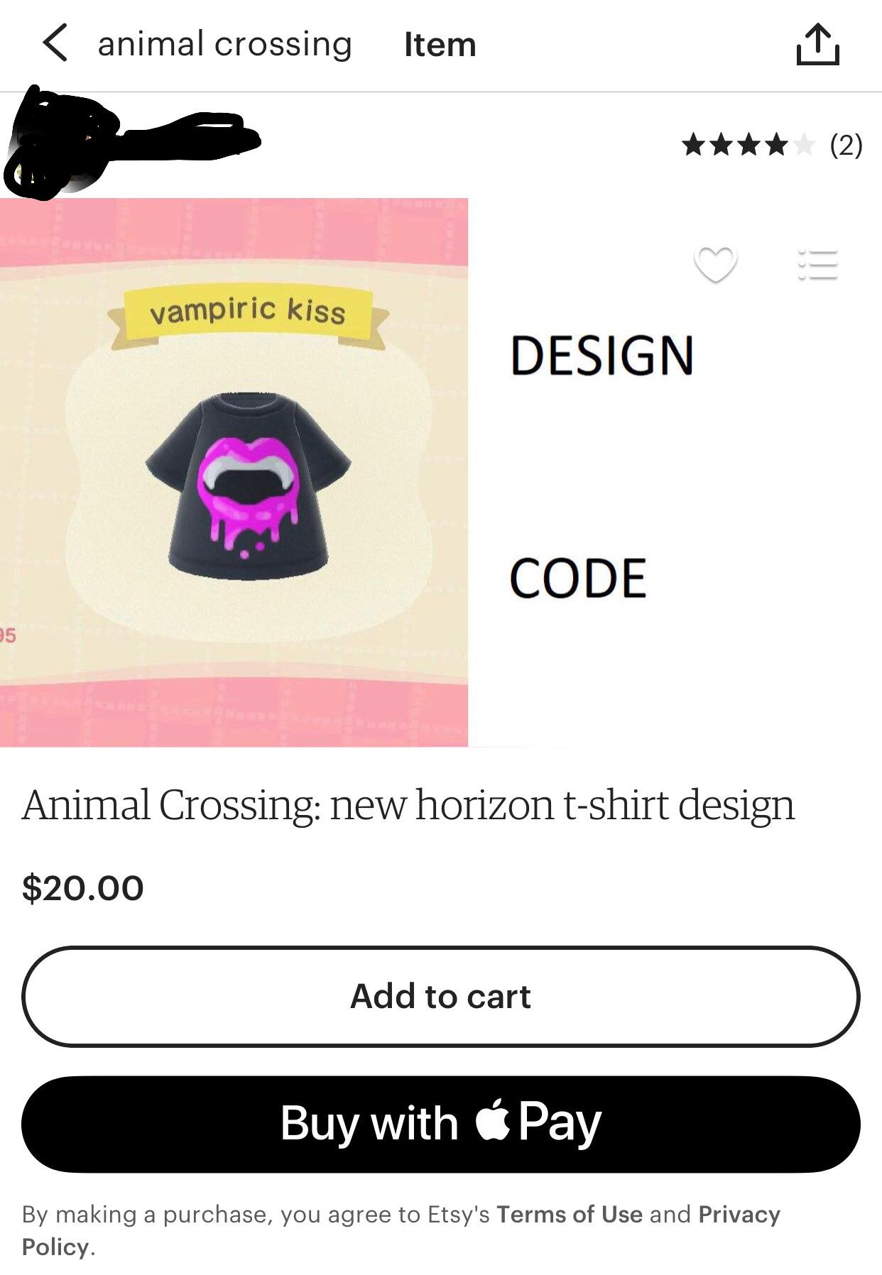 We’re selling Animal Crossing design codes now? Yikes.. r/delusionalartists