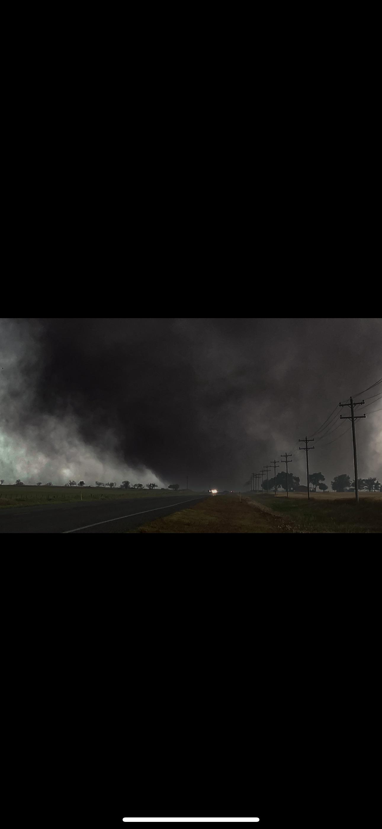 Monster tornado west of Olustee, OK r/tornado