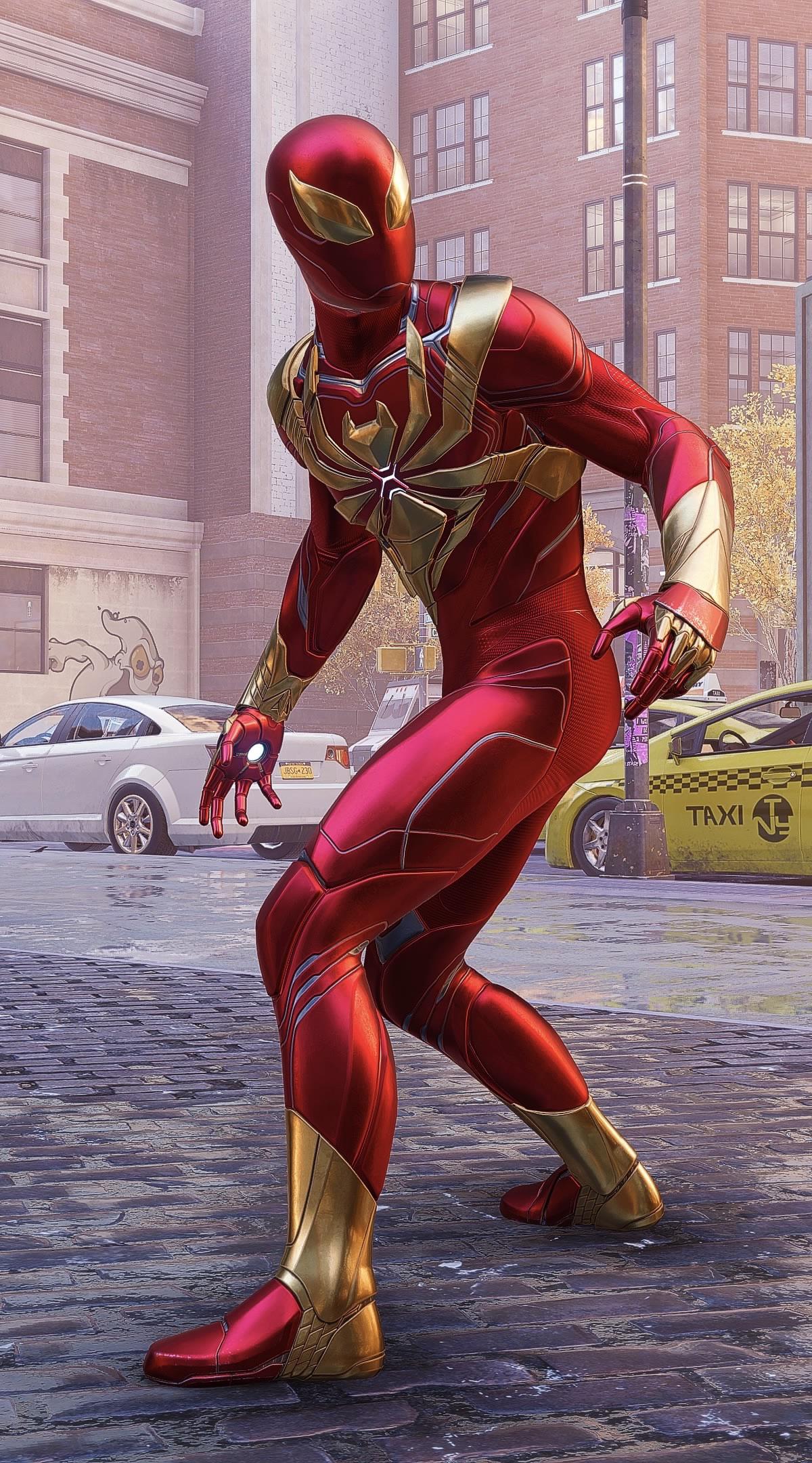 I really like this Iron Spider suit! r/SpidermanPS4
