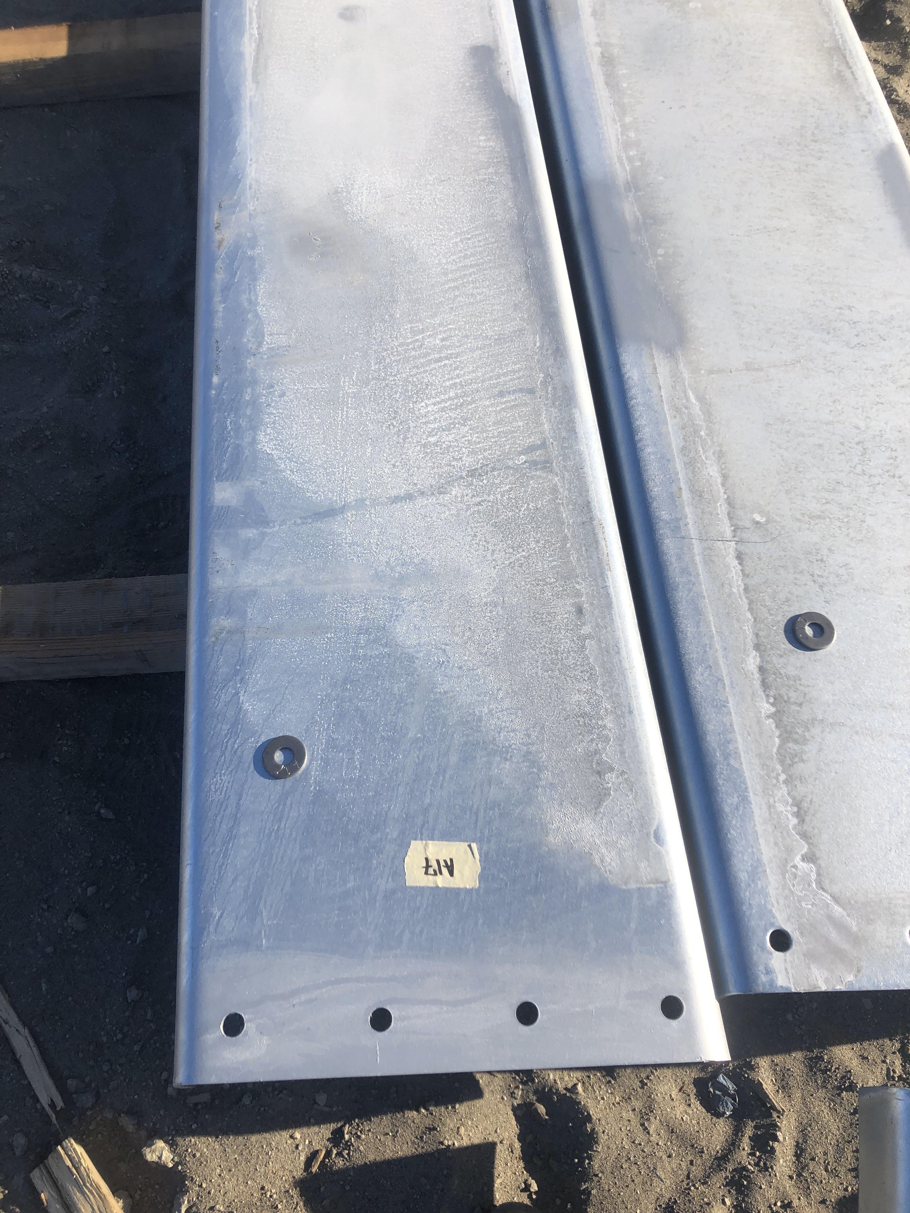 How to remove oxidization from galvanized steel without removing