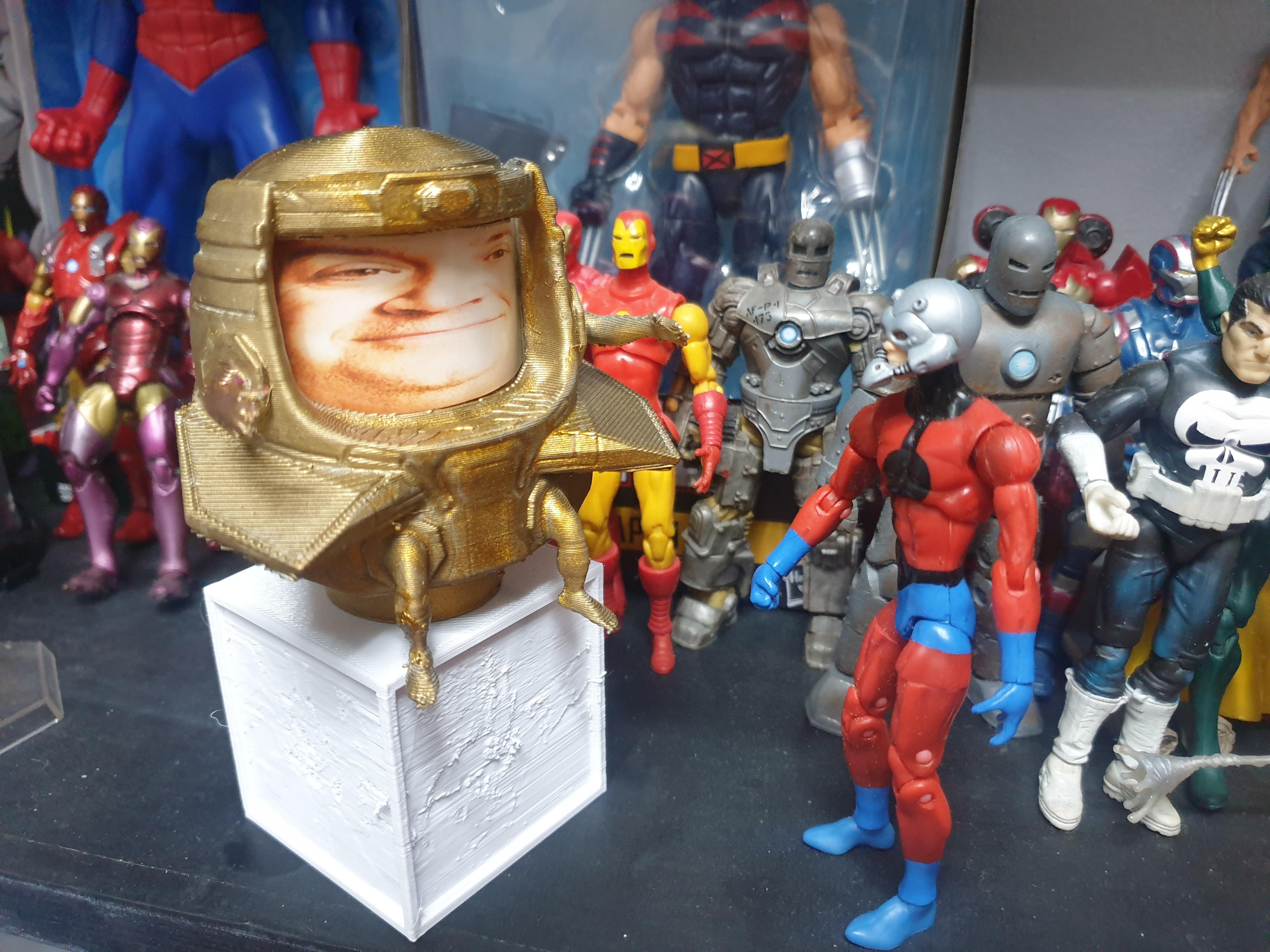 3D printed 3.75 scale M.O.D.O.K. for Marvel Universe figures r