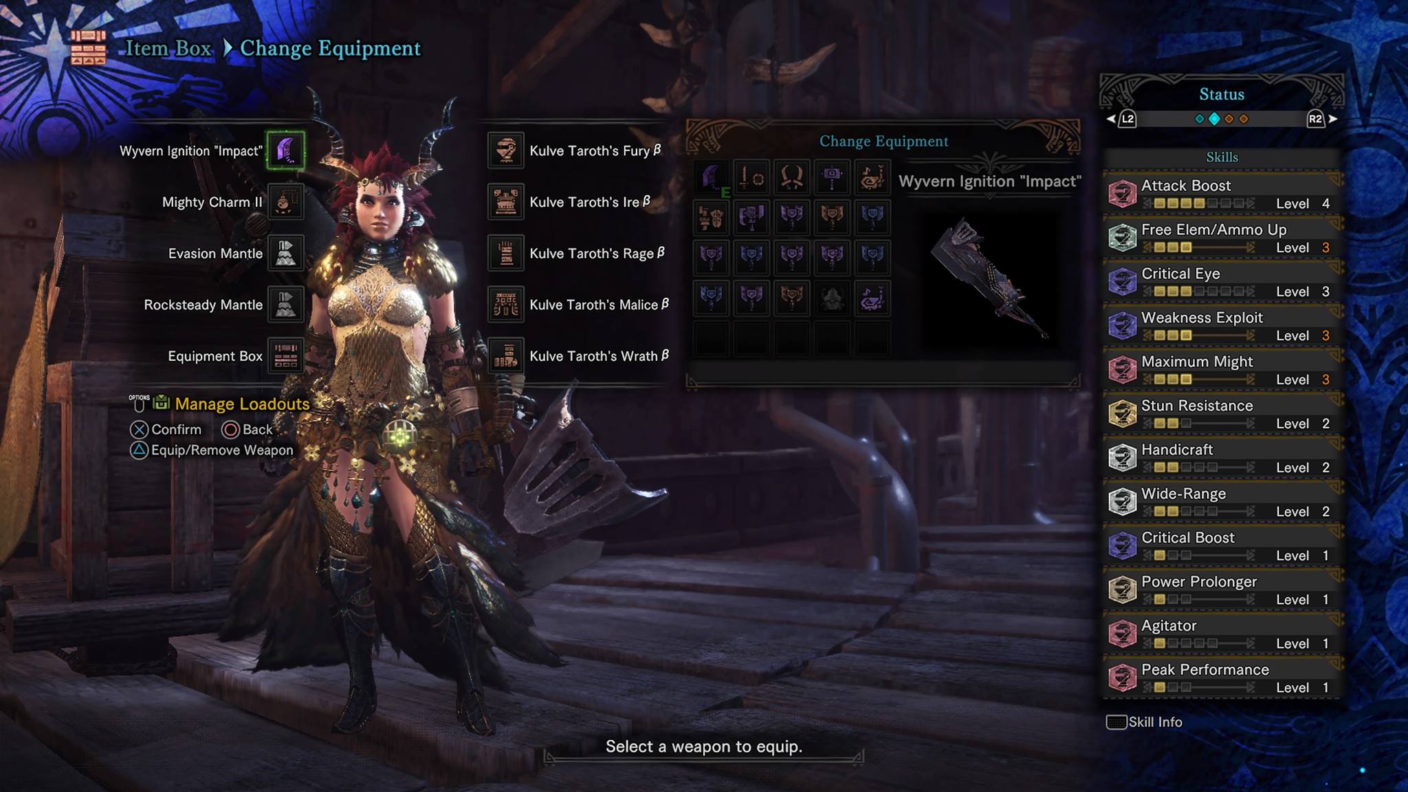 Kulve Taroth's Armor 90 Critical Build MonsterHunter
