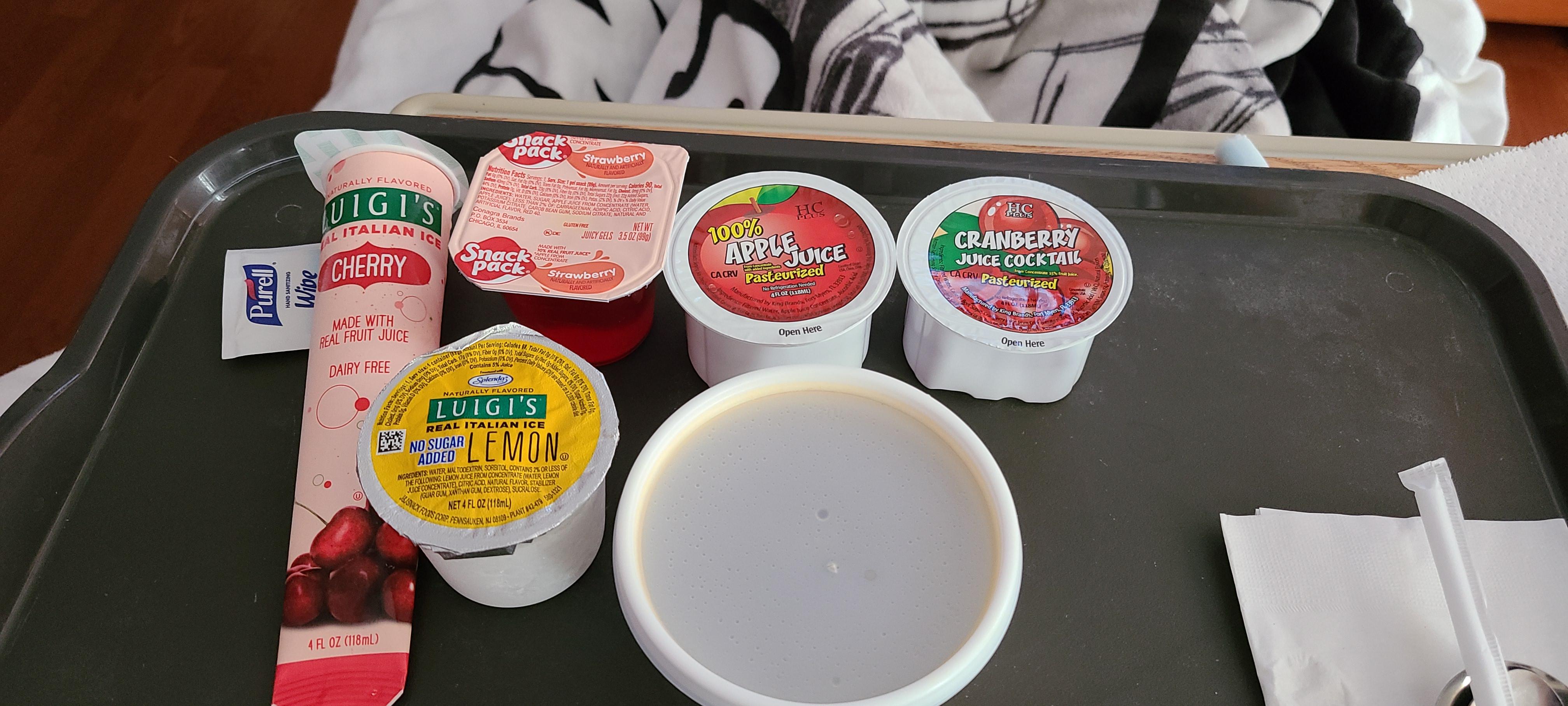 After a week npo, finally getting the clear liquids! r/CrohnsDisease