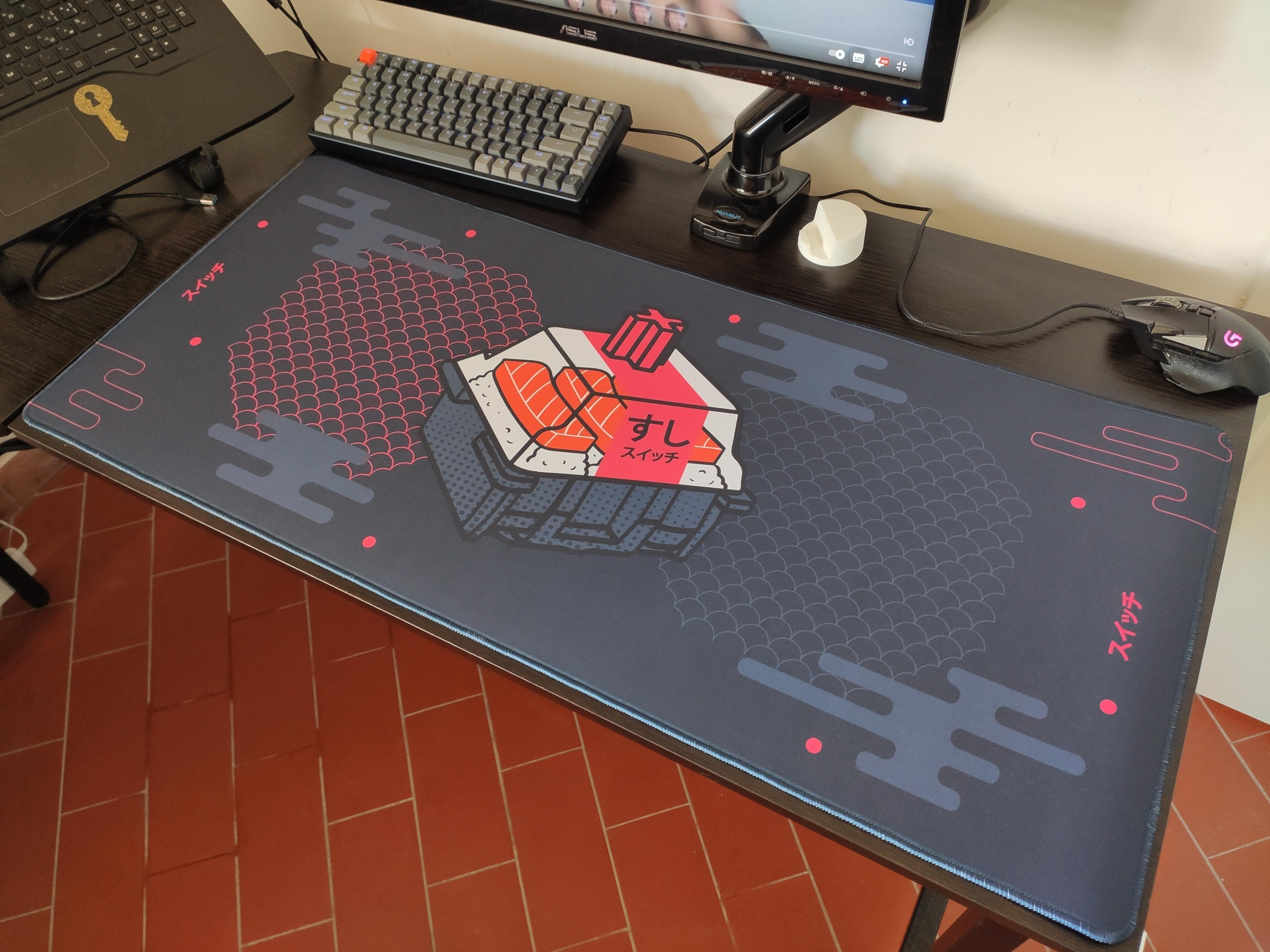 My new desk mat, I love it! r/MechanicalKeyboards