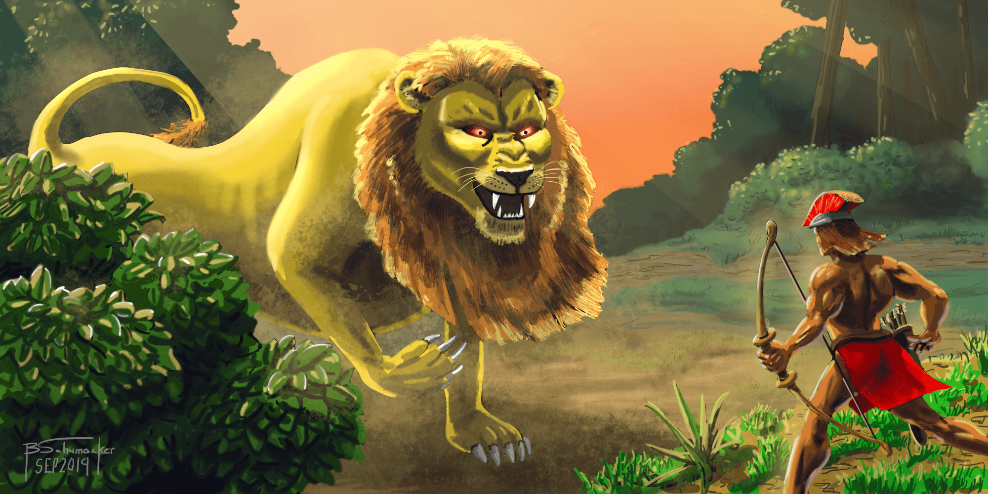 Lion Greek Mythology