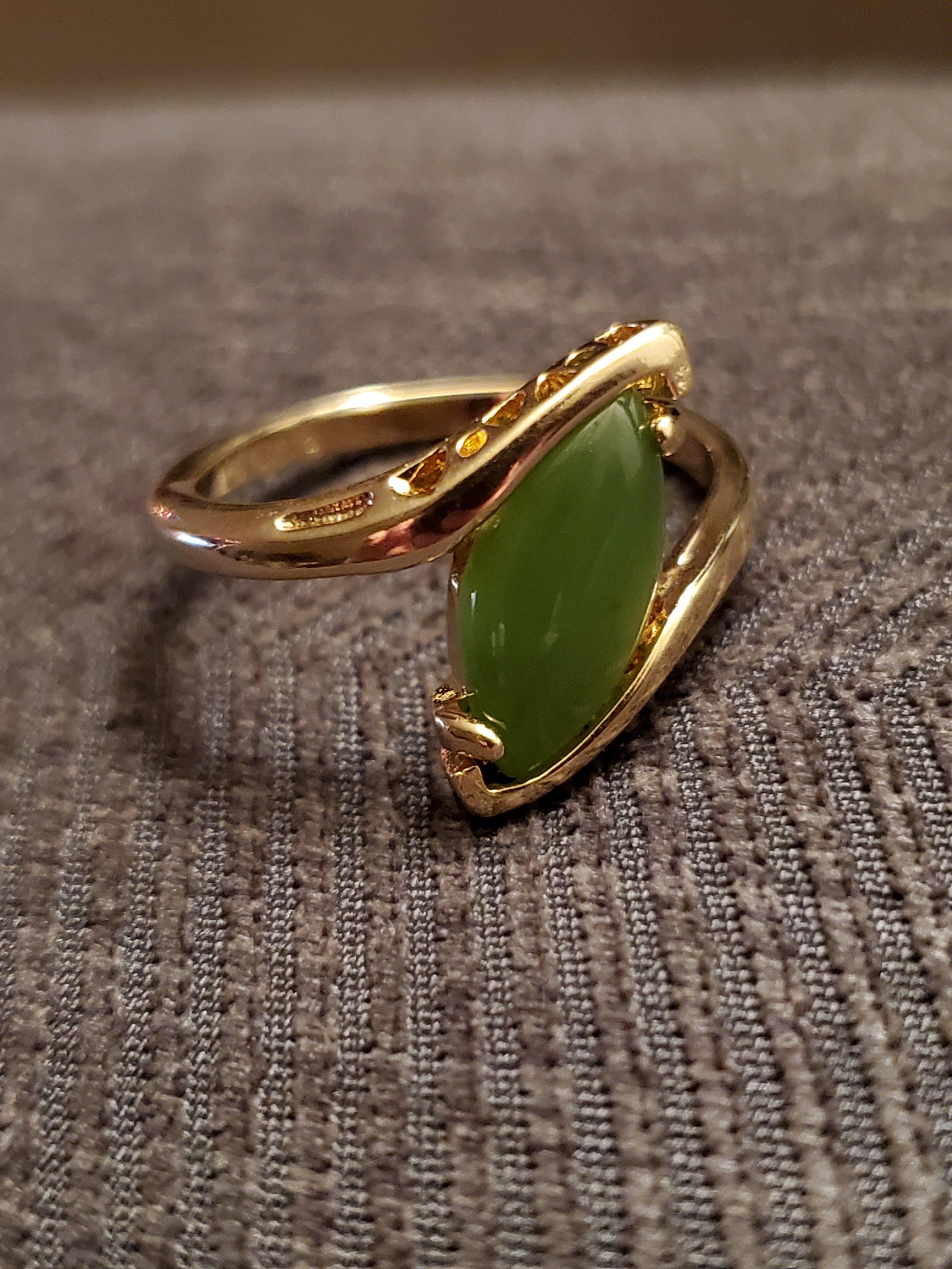 Got this jade ring for 10 r/ThriftStoreHauls