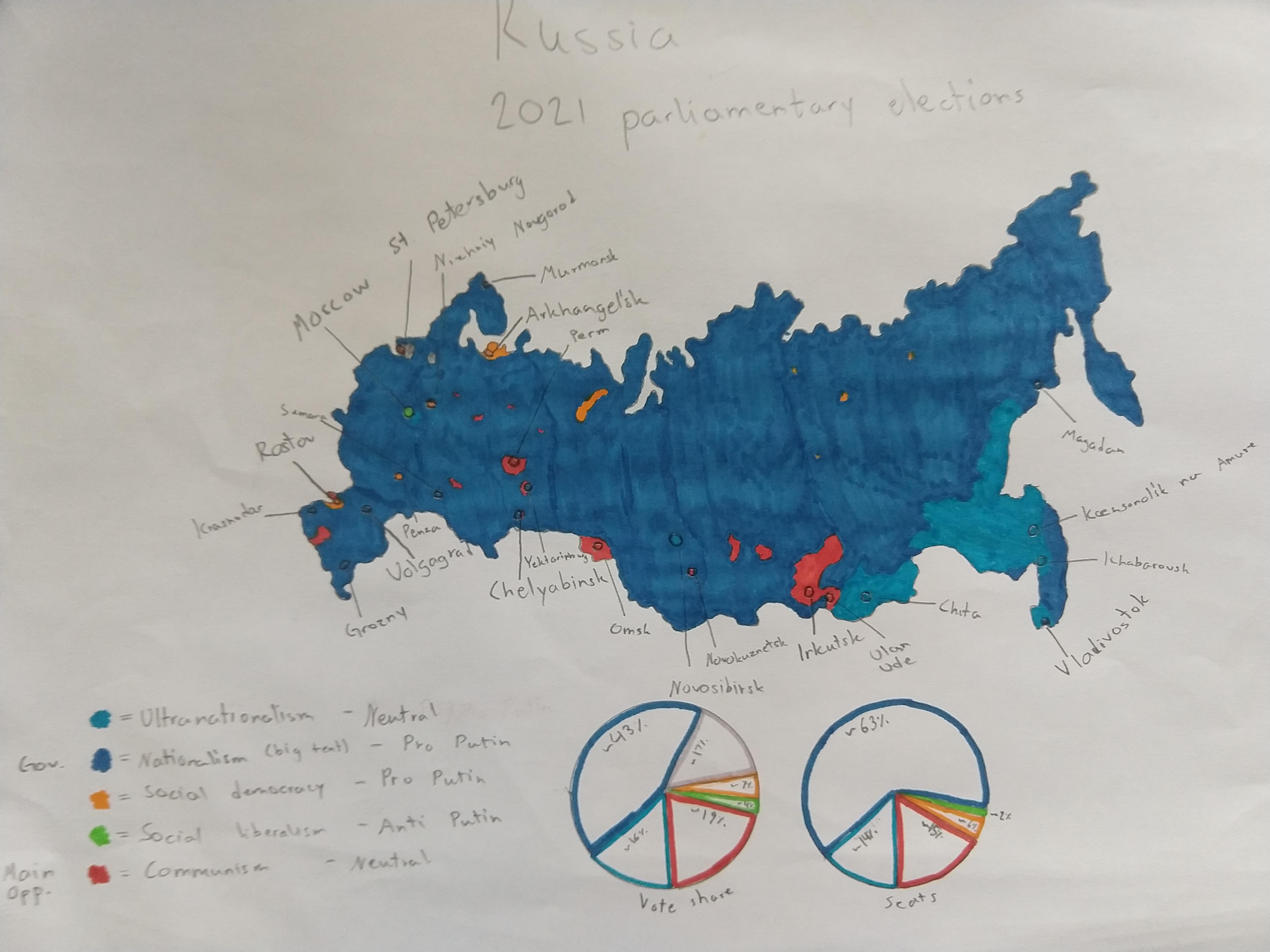 Russian parliamentary elections, 2021 (on paper) imaginaryelections