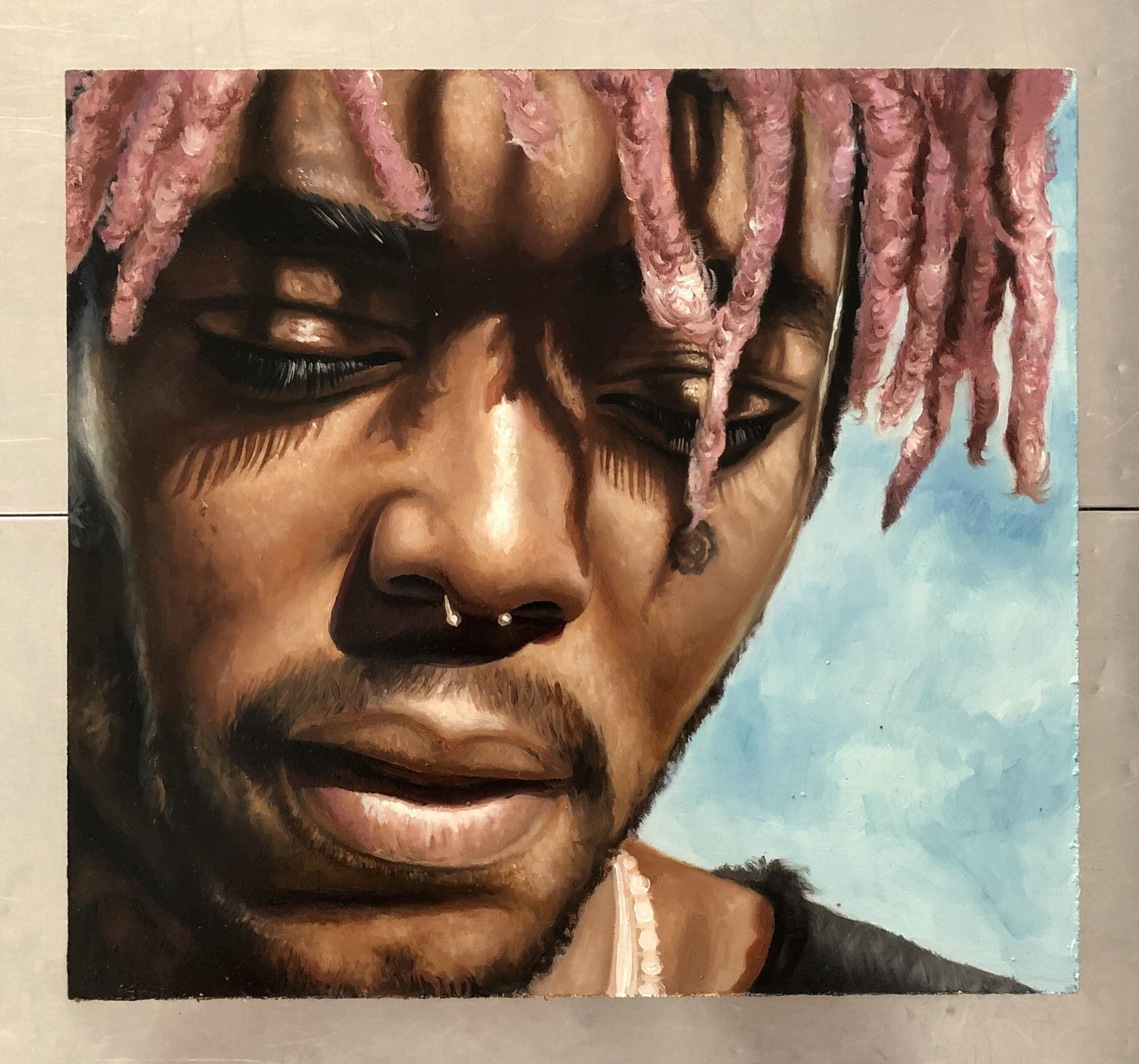 Painted this about a year ago, hope you like! 🌸 Oil paint on board r