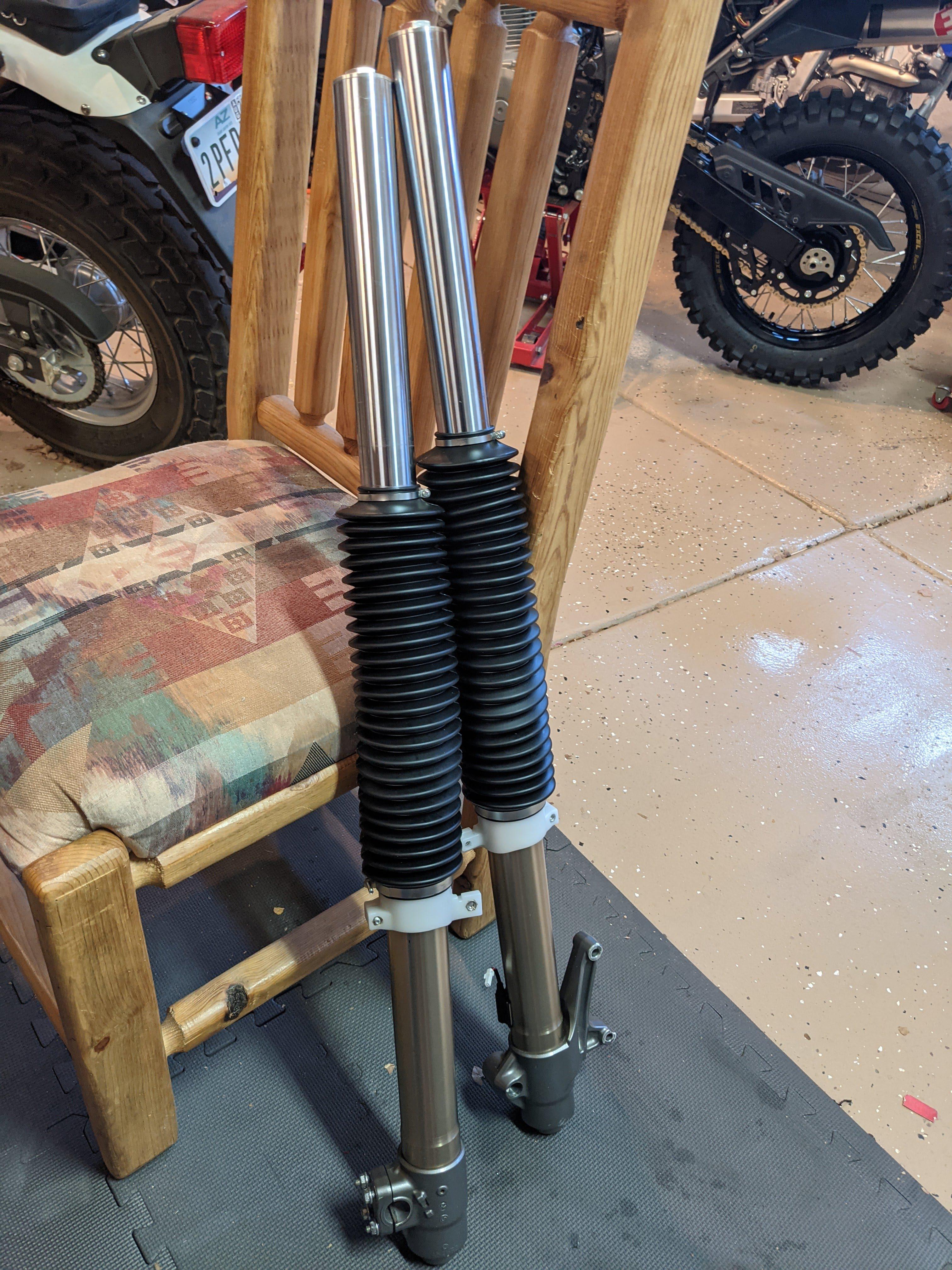 Forks are done. The Daystar fork boots are a big improvement over the