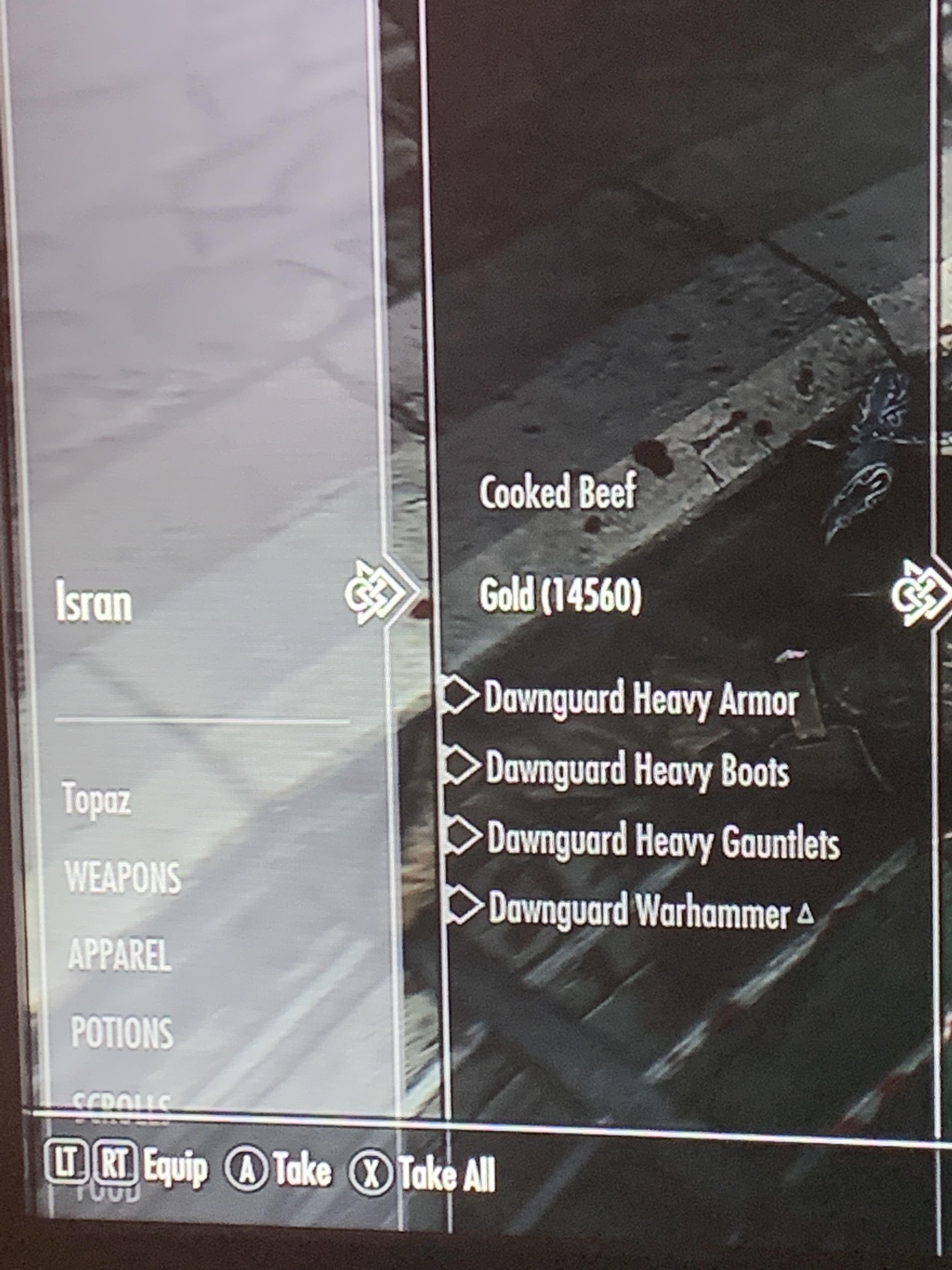 Why does he have so much gold… skyrim
