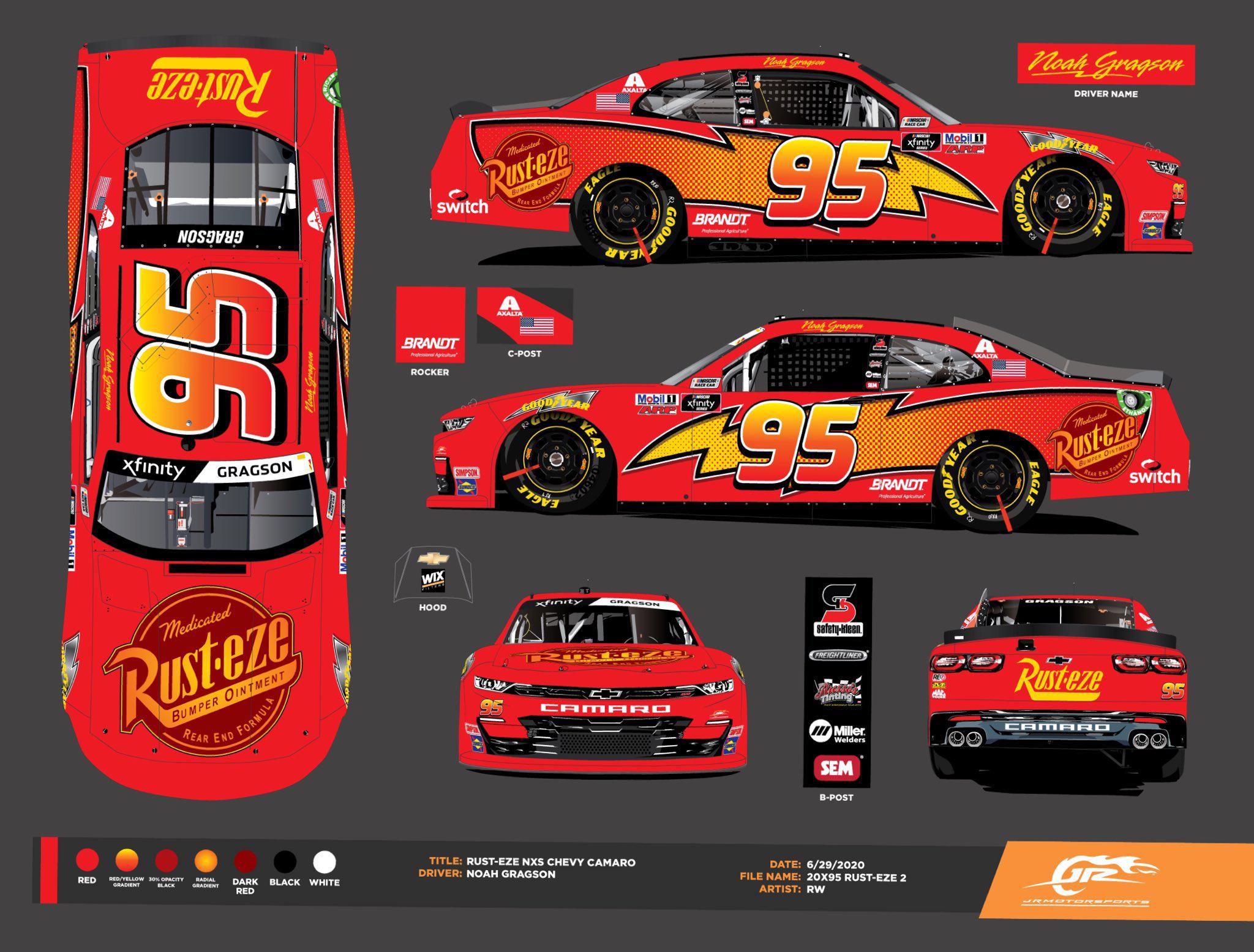 Since we’ve been sharing unused paint schemes this week, here’s Gragson