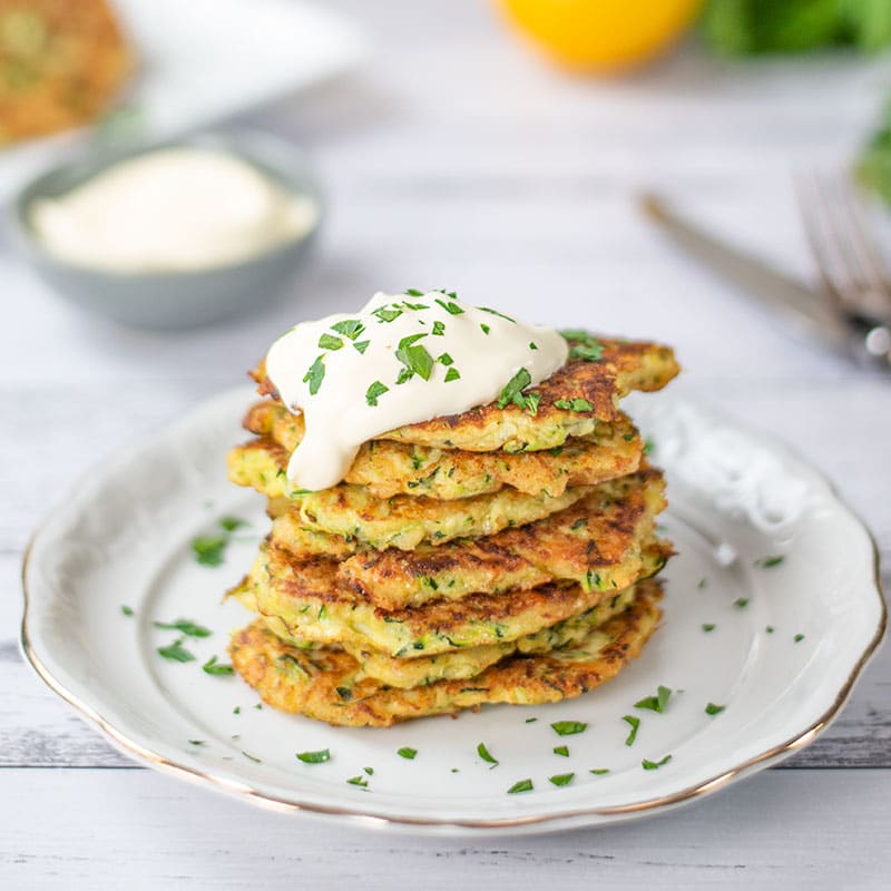 Easy Keto Zucchini Fritters r/ketorecipes