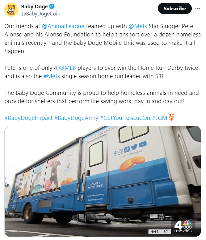 Our friends at Animal League teamed up with MLB Mets Star Slugger Pete