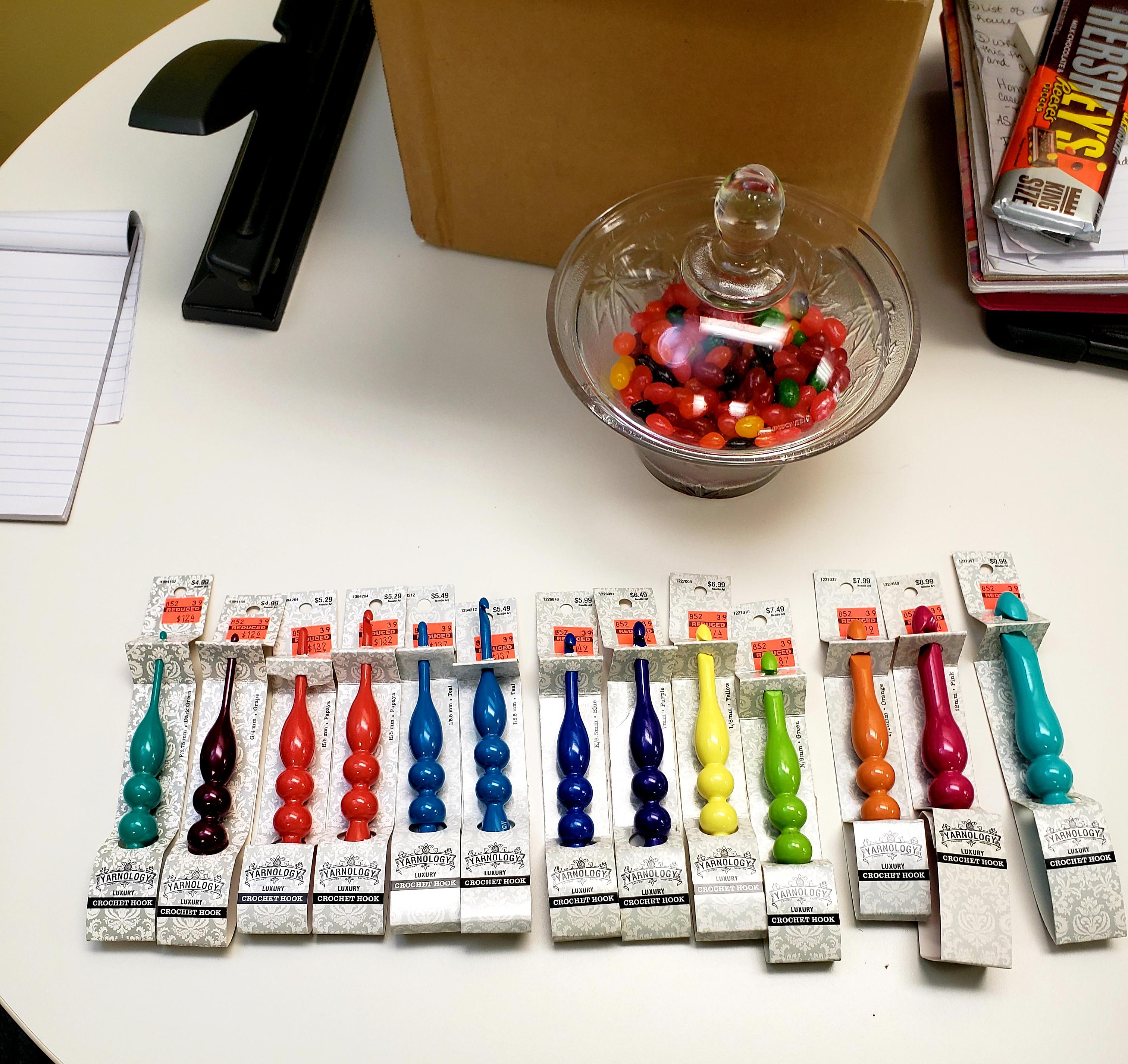 Hook Haul! Yarnology Lux hooks on Clearance at Hobby Lobby! From 1.242