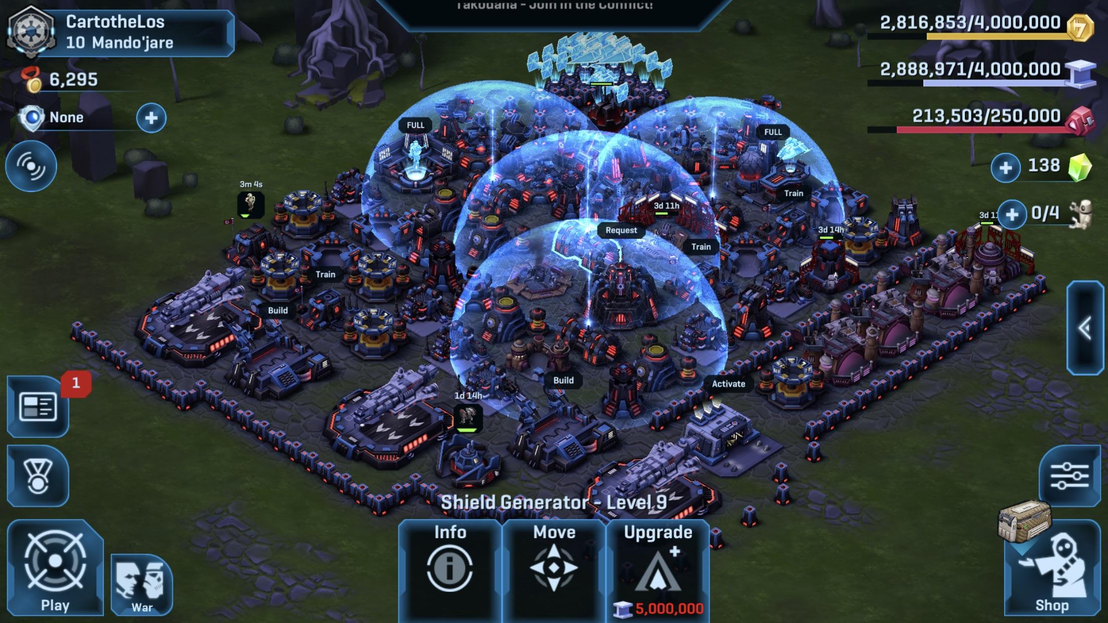 Just collecting resources and leveling up 🤘🏽