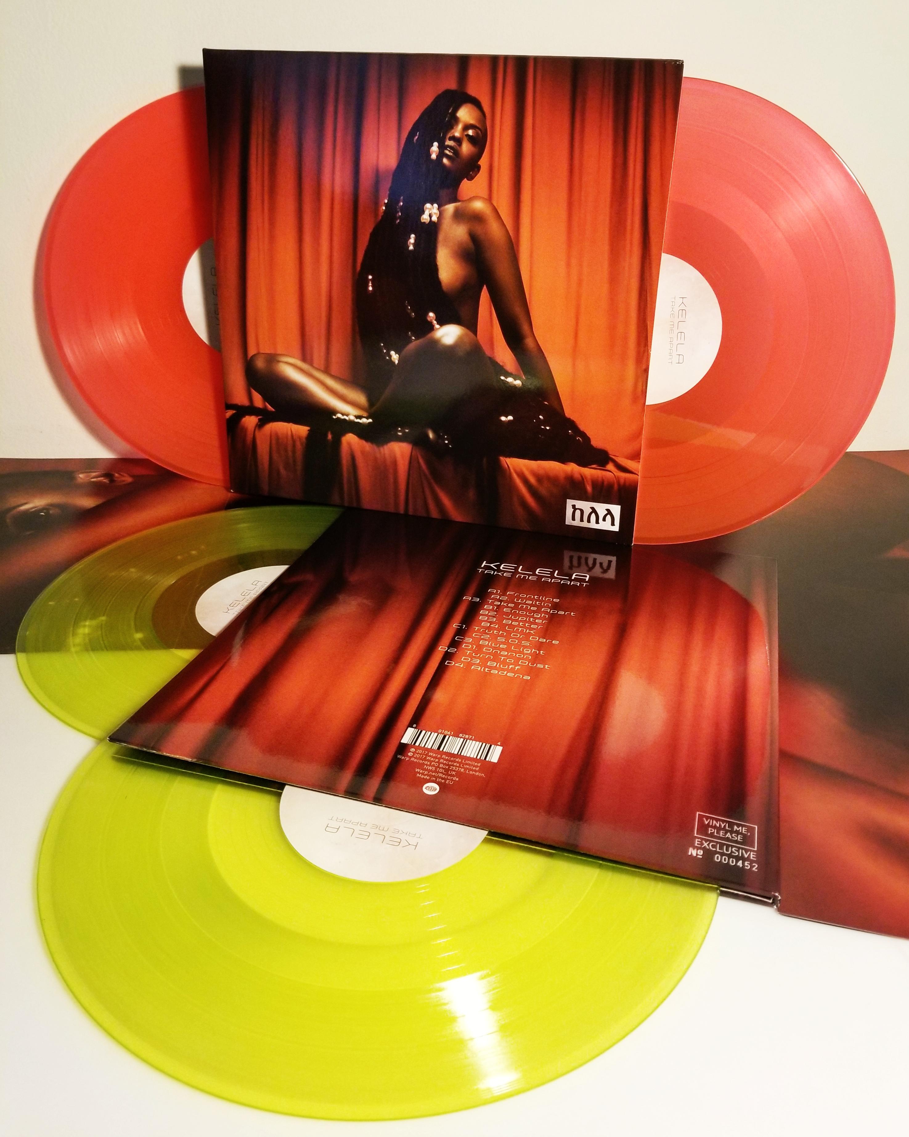 Kelela's Take Me Apart on Neon Orange & Neon Yellow Vinyl vinyl