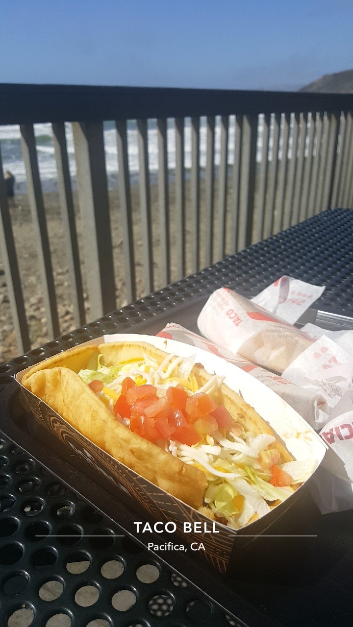 Double Chalupa Box at this Taco Bell located on the beach r/tacobell