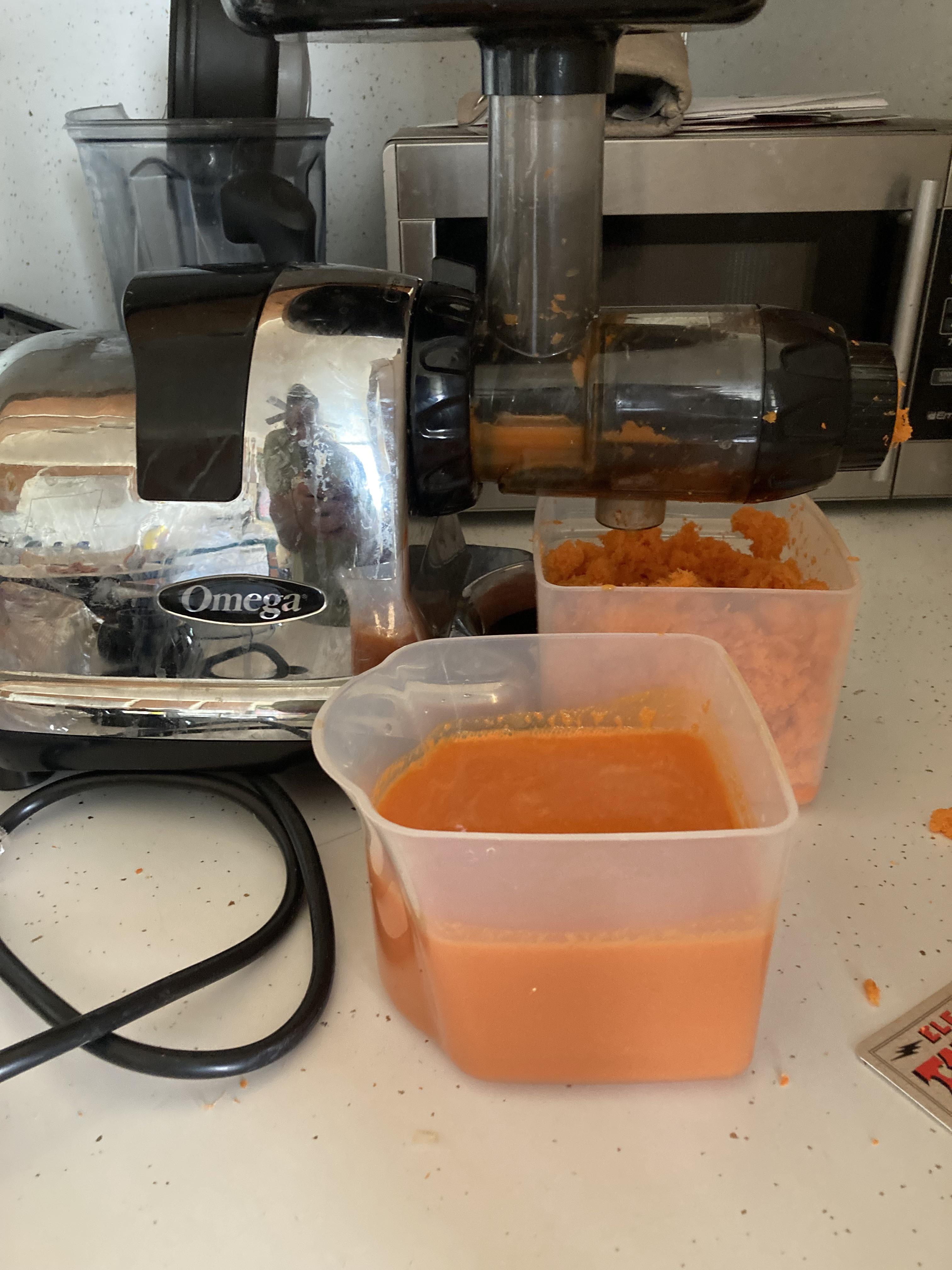 I used 6lbs of carrots for only this much juice. Is this right? What am