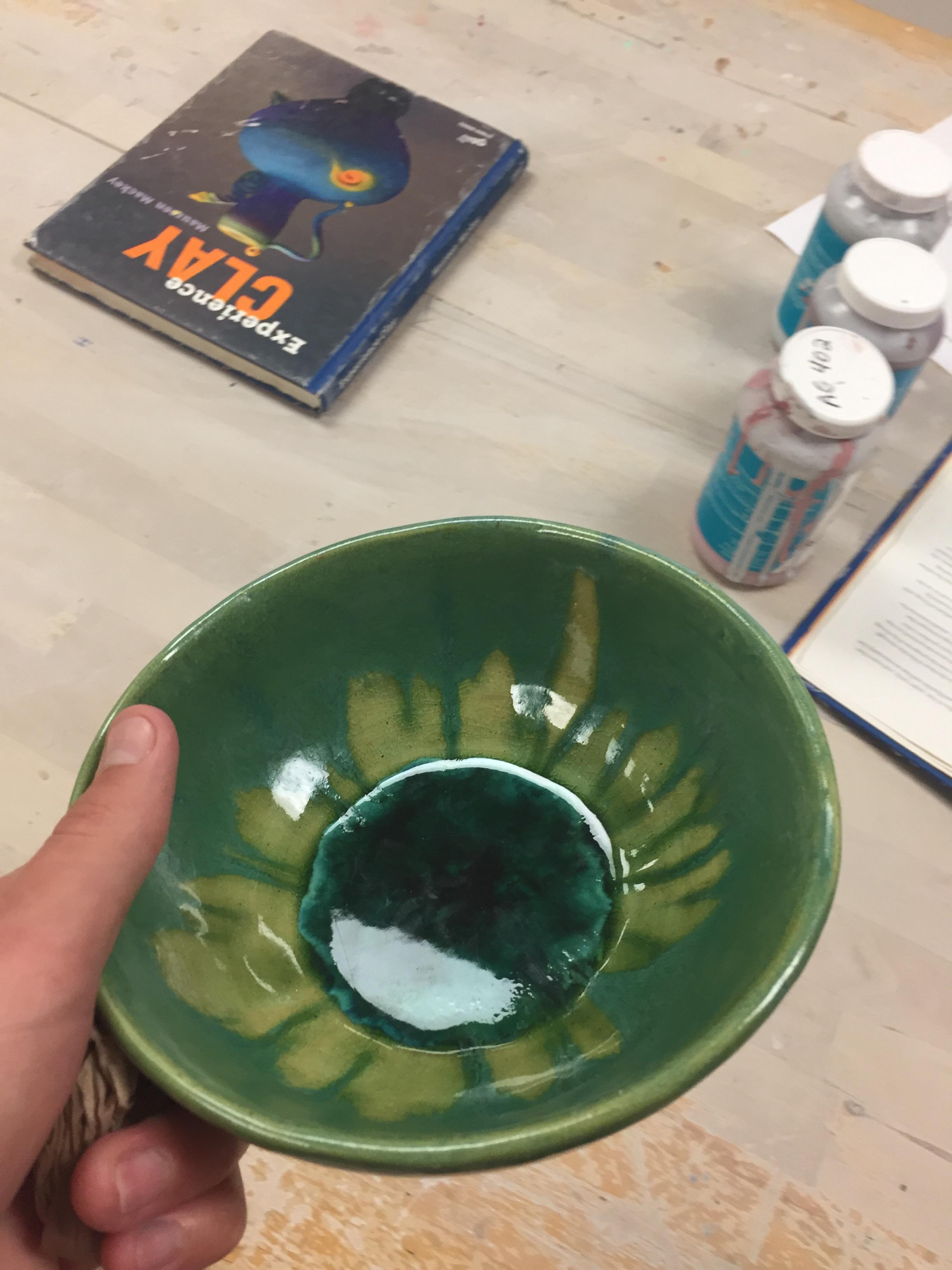 First successful experiment with glazes. What do you guys do to prevent