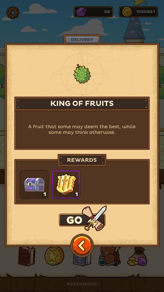 Been playing Postknight for a while. Only today when this quest popped
