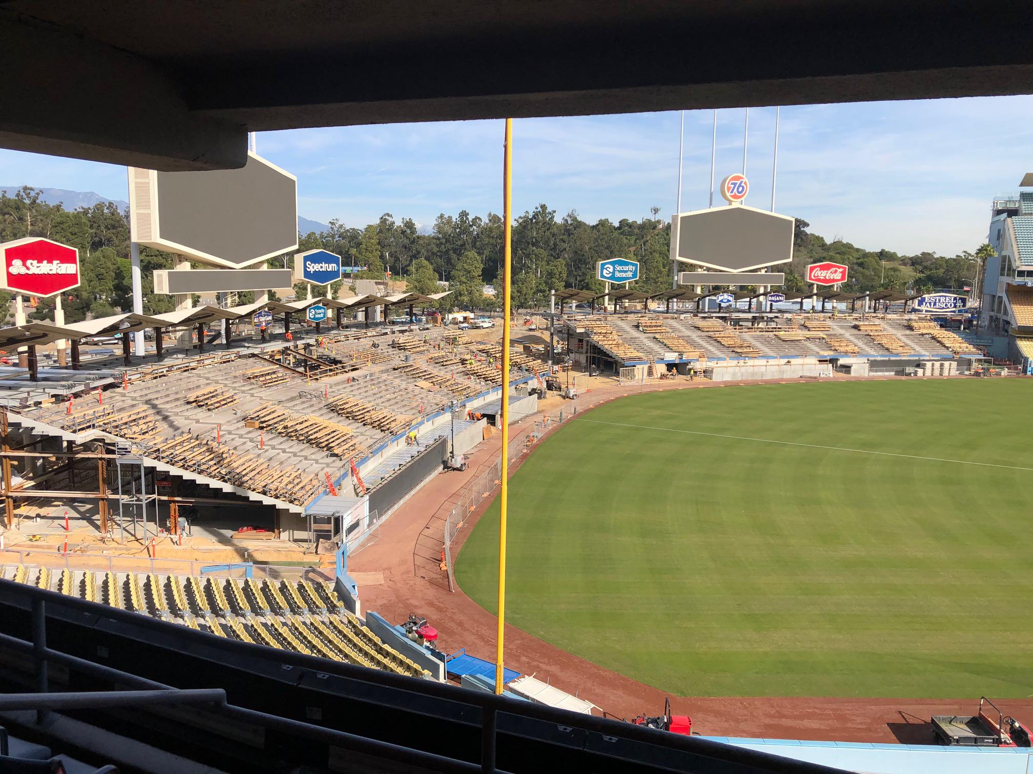 Got to take a great stadium tour last week. Here's a shot of the