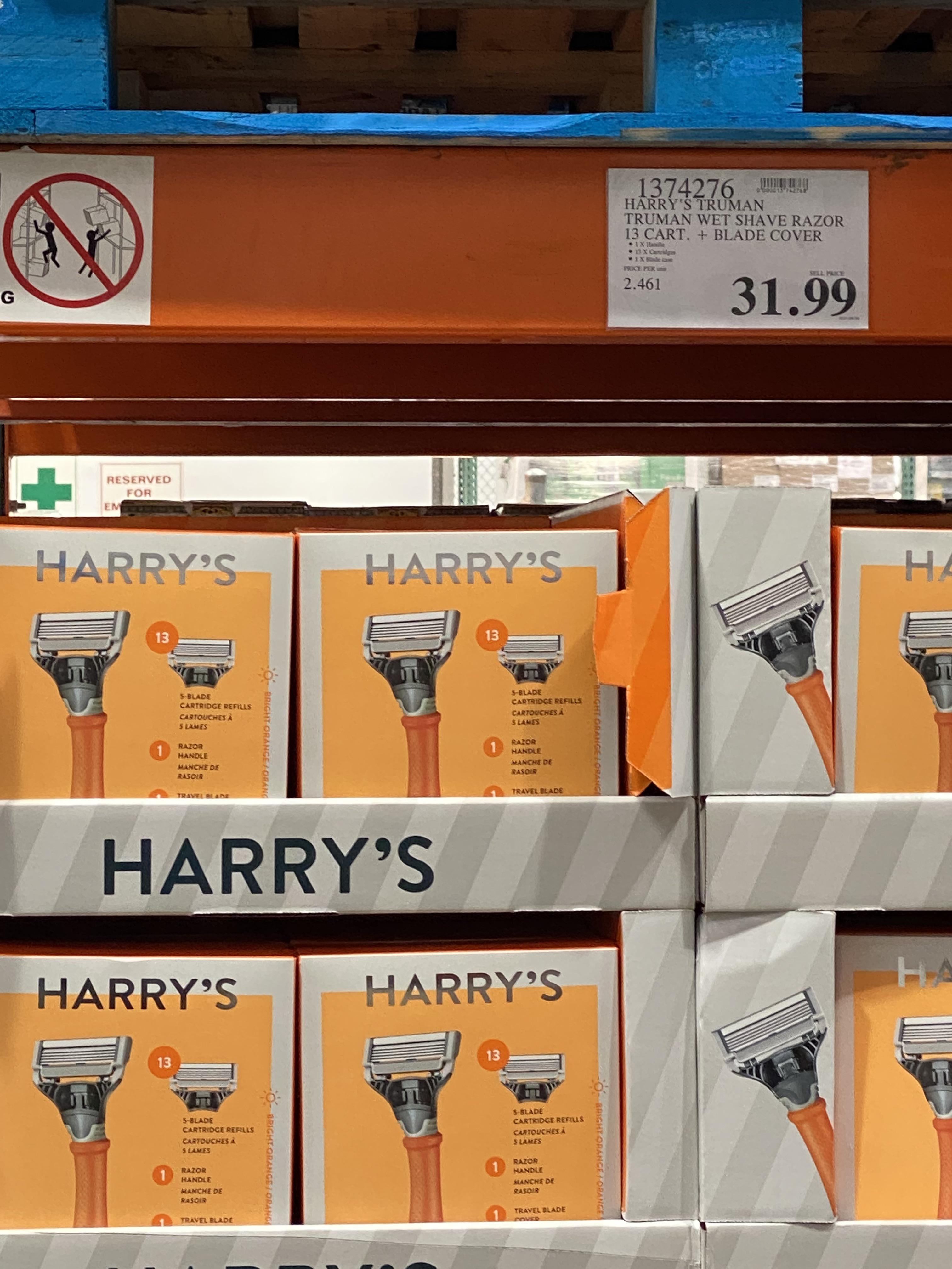 Canada Harry’s Blades is cheaper per blade than the website, even