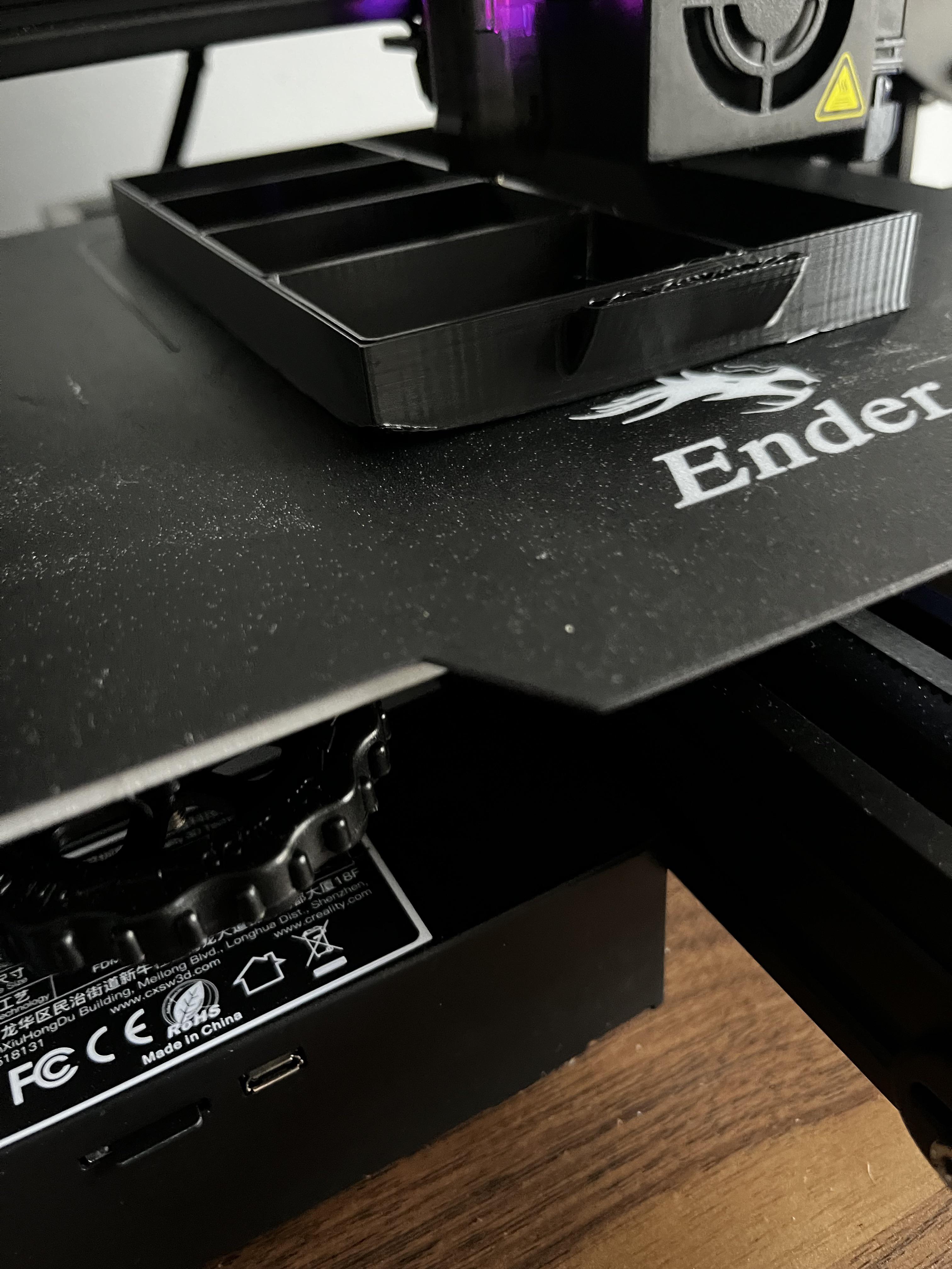 Is this curling corner just from finger oils or is it a deeper problem