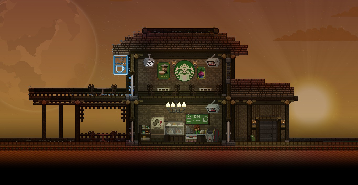Just a ordinary coffee shop starbound