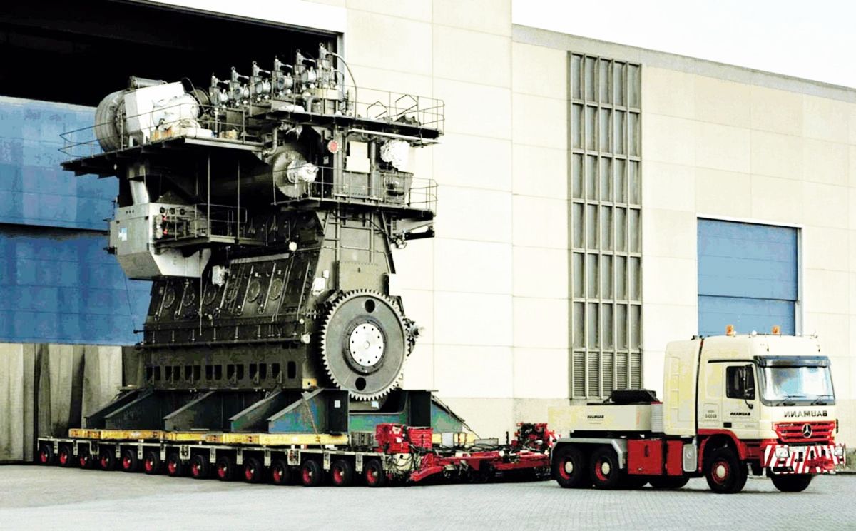 Wärtsilä-Sulzer 14RT-flex96C the world's largest diesel engine with a