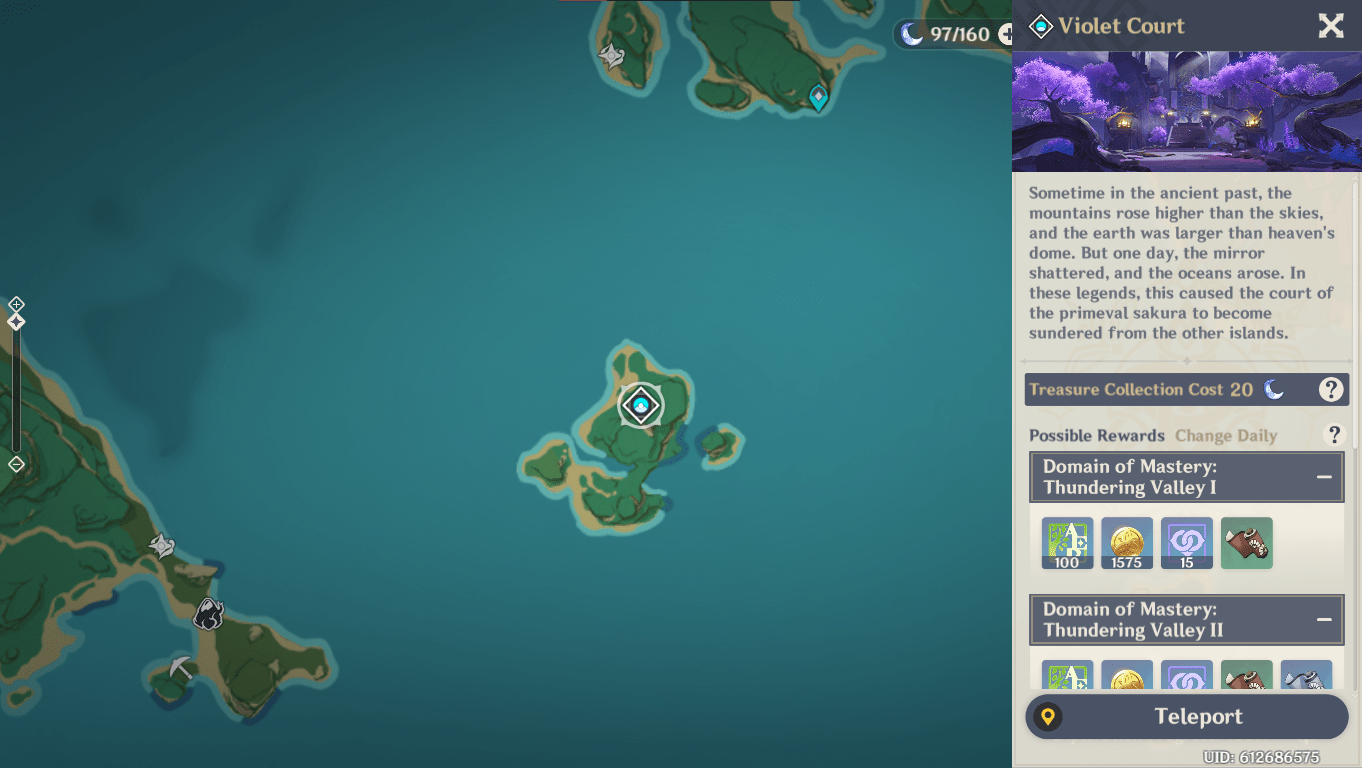 You can get a chest if you break all the pots in this island. An enemy will spawn and you'll get