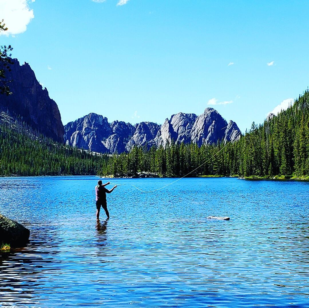Not a bad view for a little fly fishing in Idaho last month. Ship