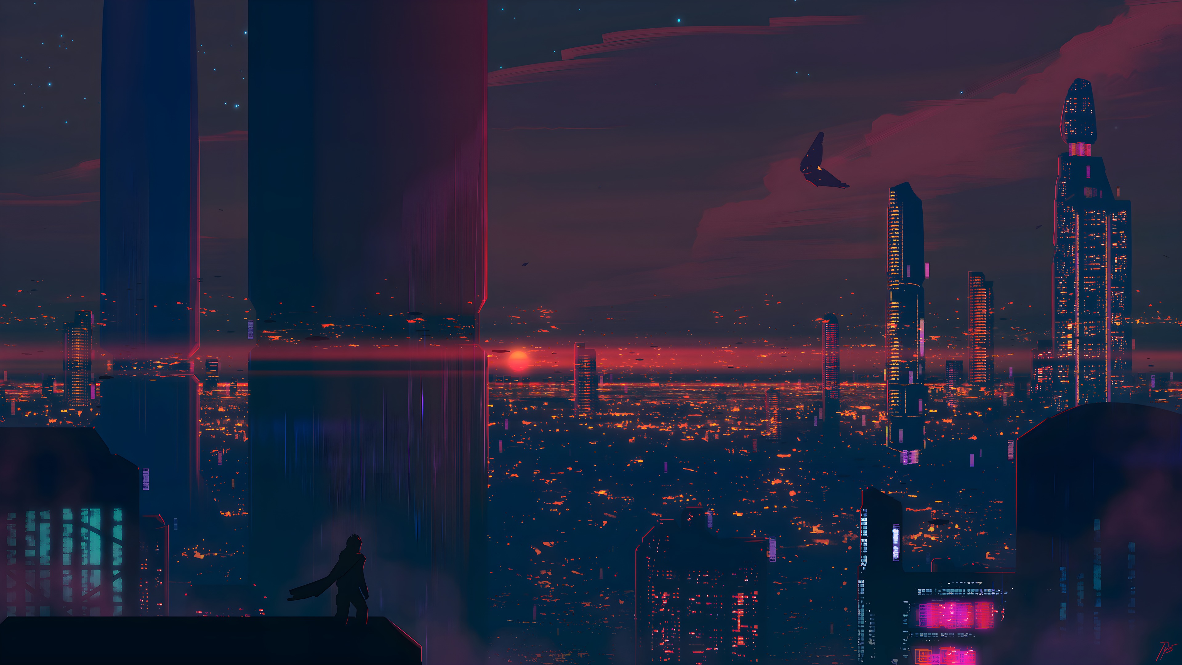 [3840×2160] Nightlife Momentum HD Wallpapers