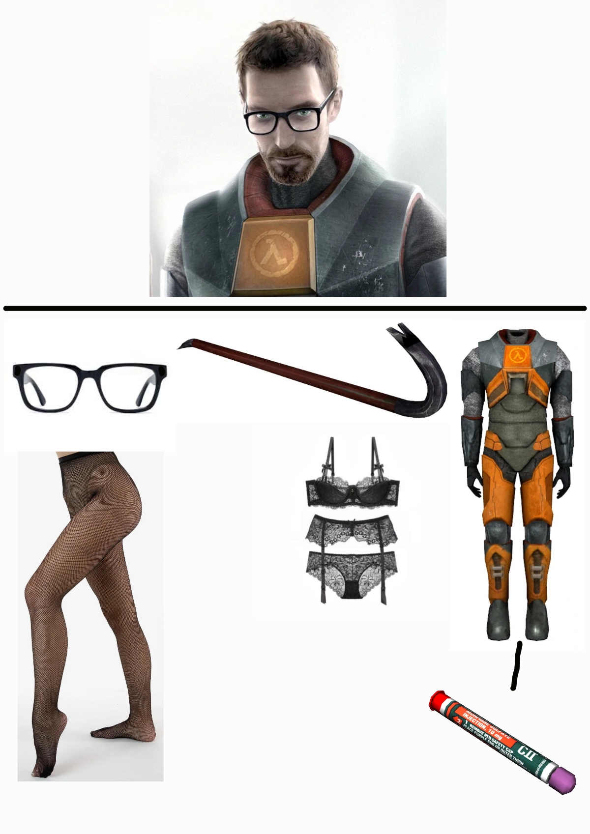 Steal his look (Gordon freeman edition) r/HalfLife