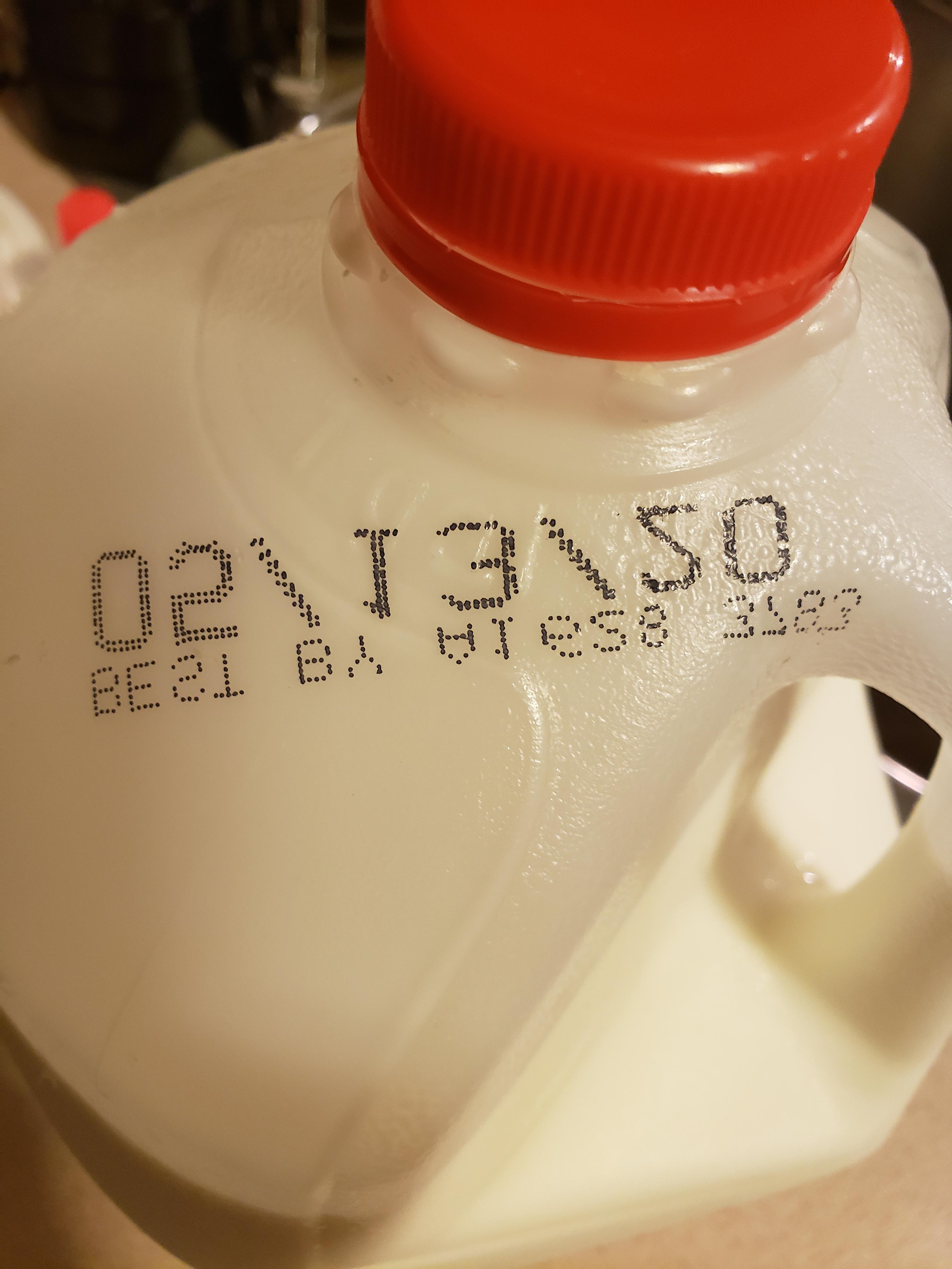 My milks expiration date. r/mildlyinteresting